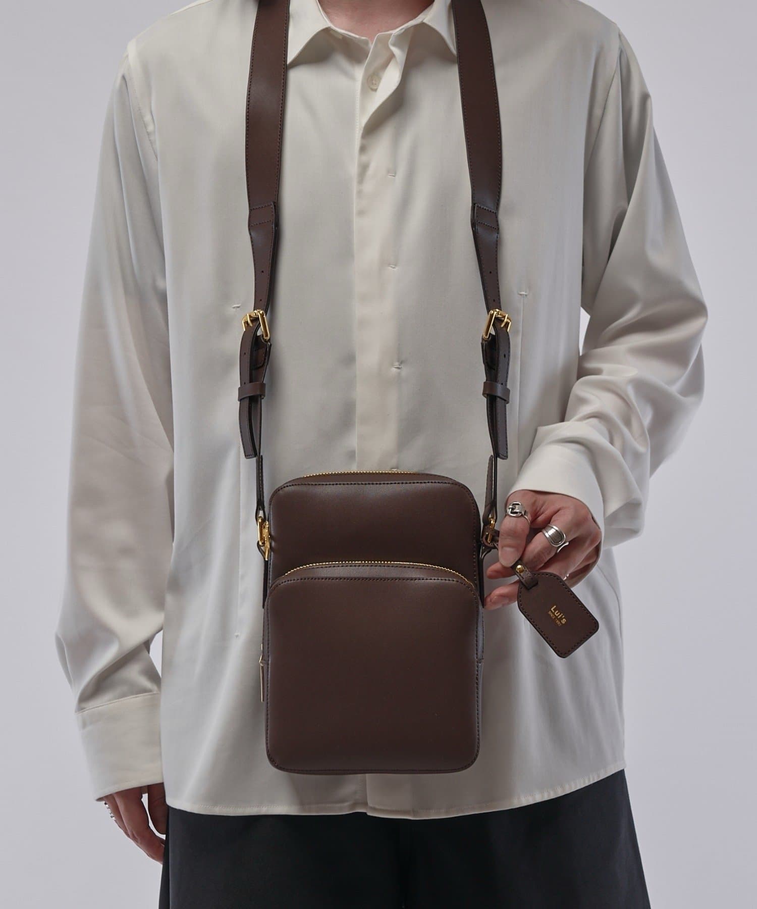 Lui's(ルイス) ダブルポケットショルダーBAG