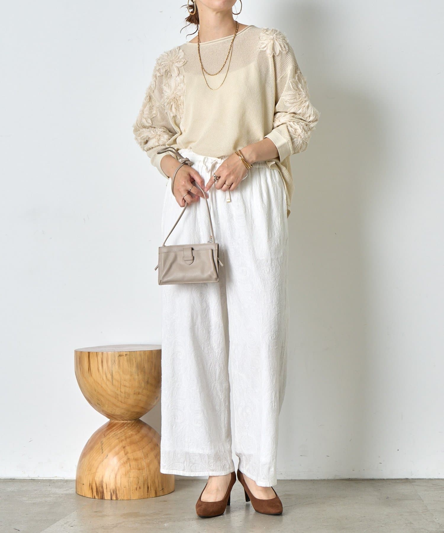 m様へ♥GWまで ※ブーケプルズ フラワー刺繍メッシュプルオーバー | Jena espace merveilleux