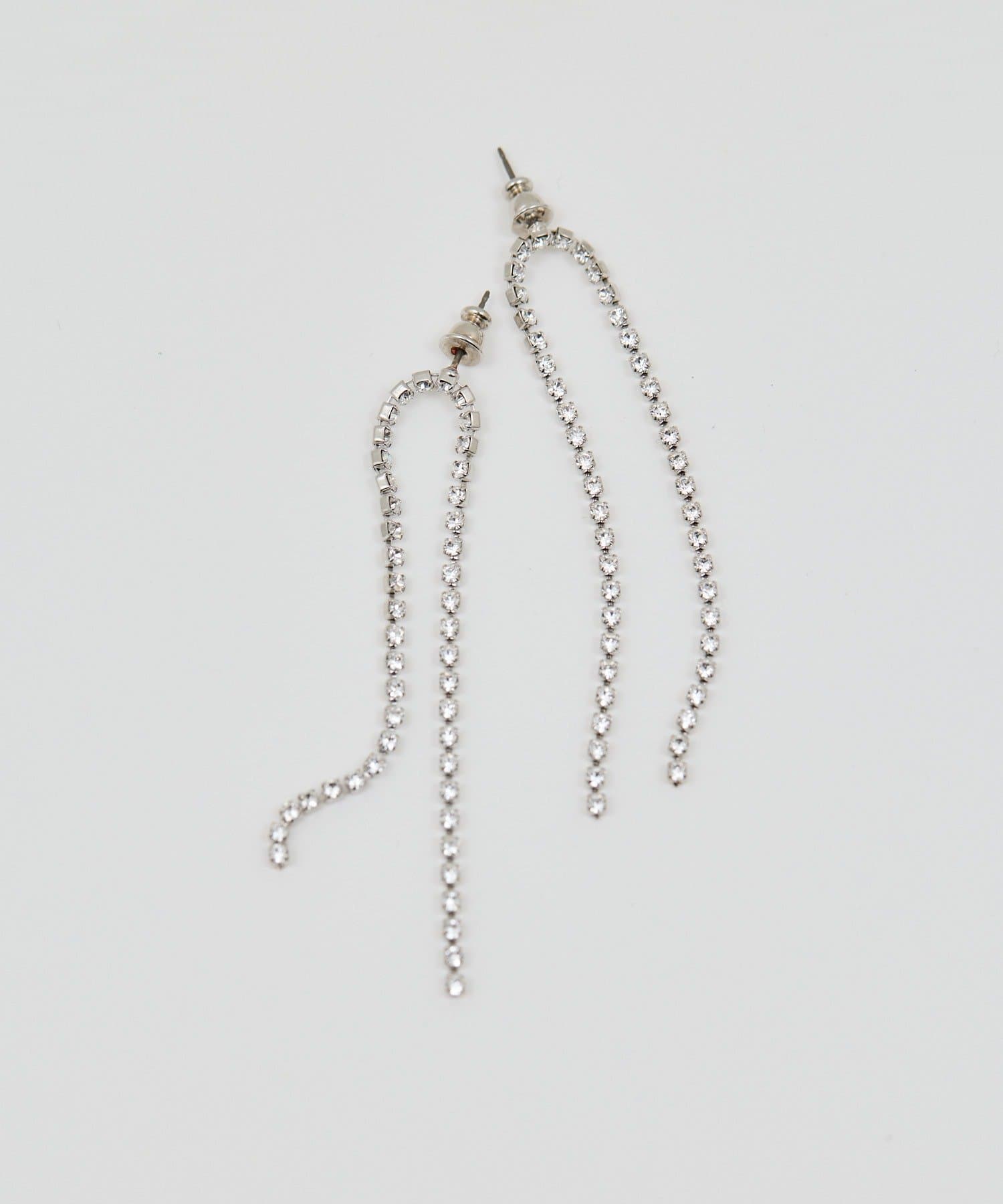 新品未使用　GALLARDAGALANTE　10kチェーンスイングピアス クリスタルレーンスイングピアス | GALLARDAGALANTE(ガリャルダ