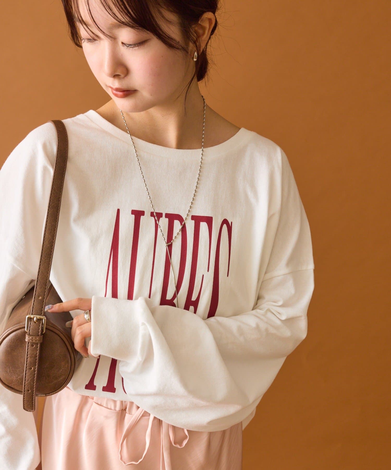 mystic(ミスティック) BIGロゴロングTシャツ