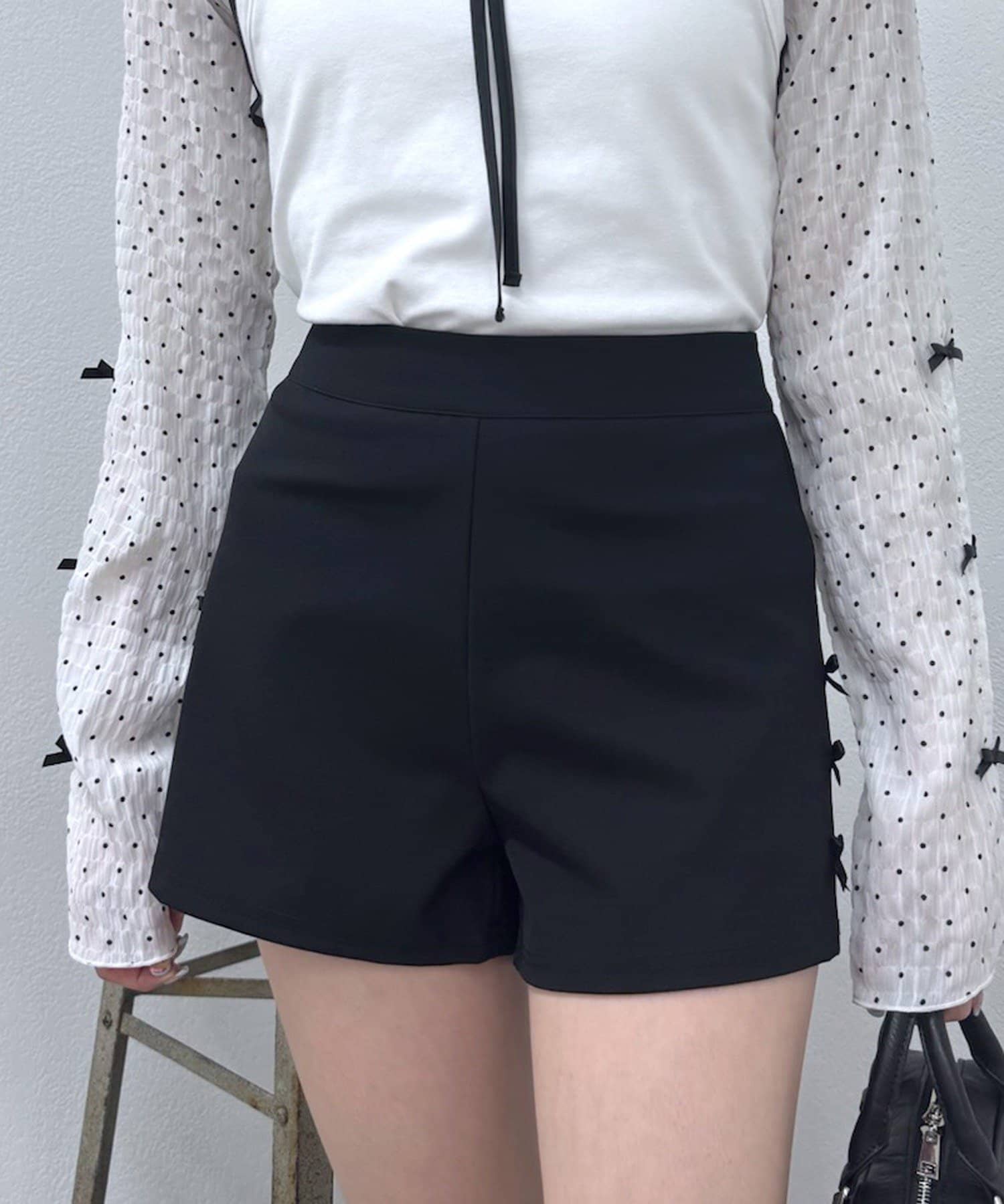 mline(エムライン) [mline]リボンショートパンツ