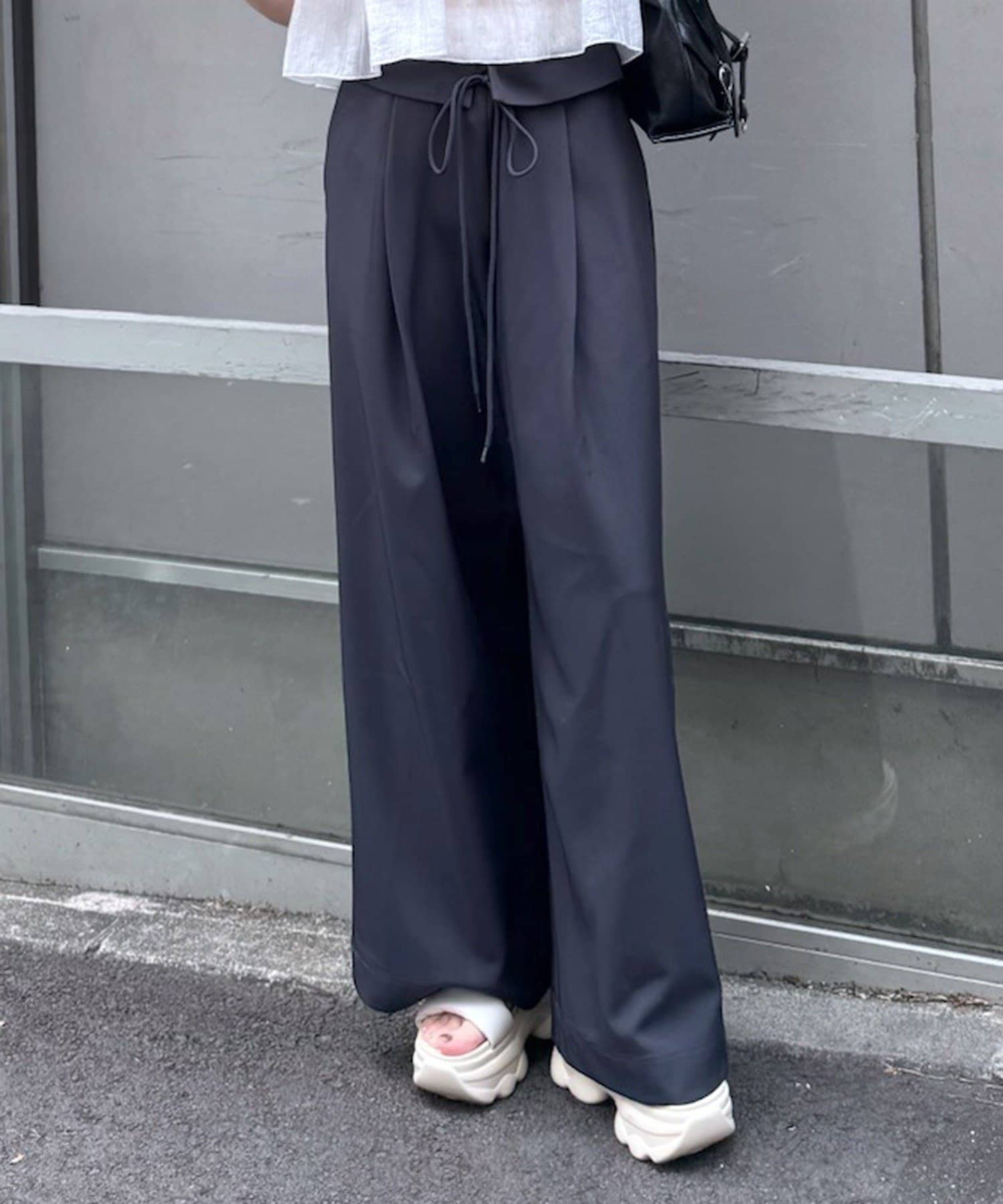 mline(エムライン) [mline]レース レイヤードパンツ