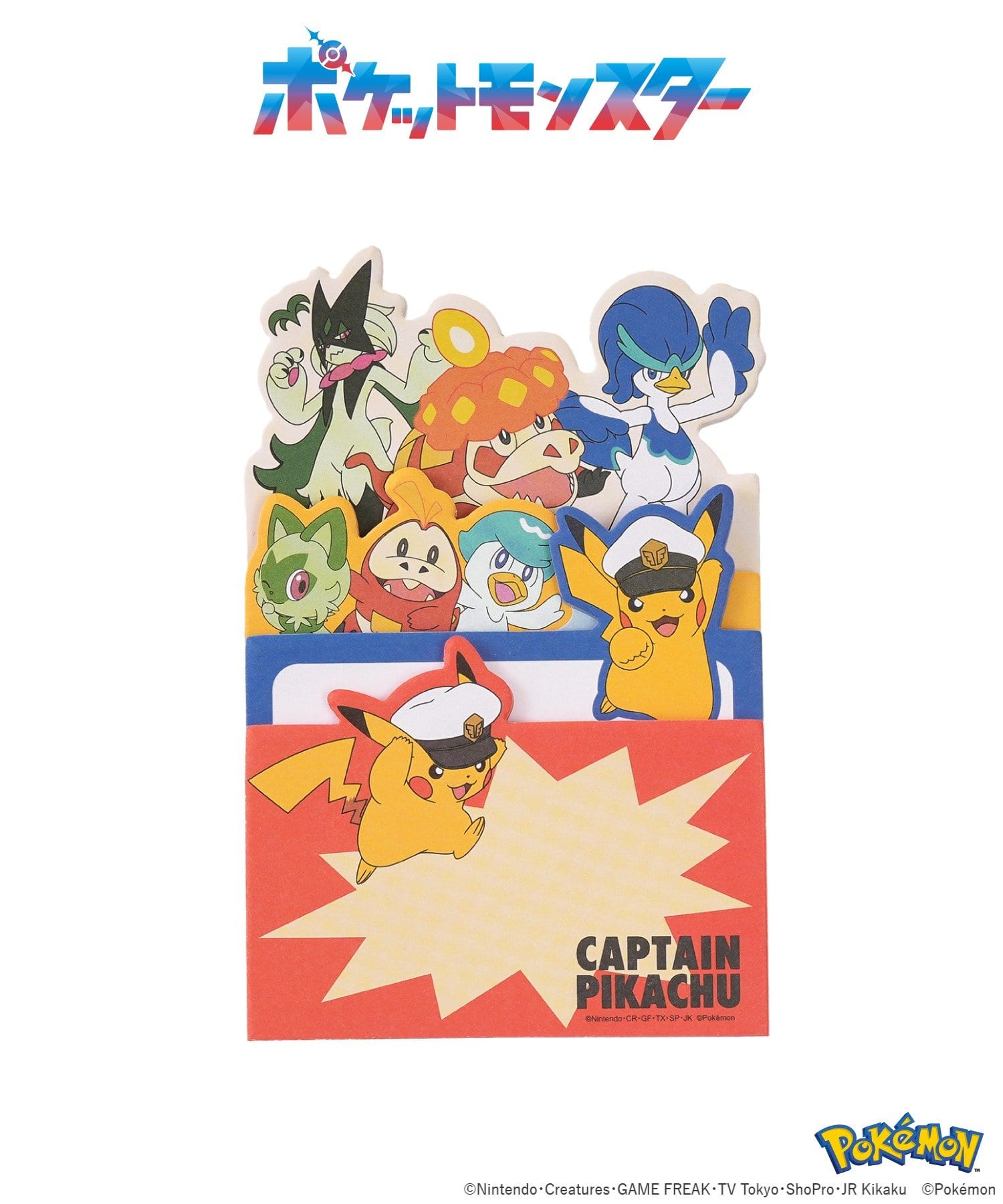 3COINS(スリーコインズ) メモパッド／ポケットモンスター