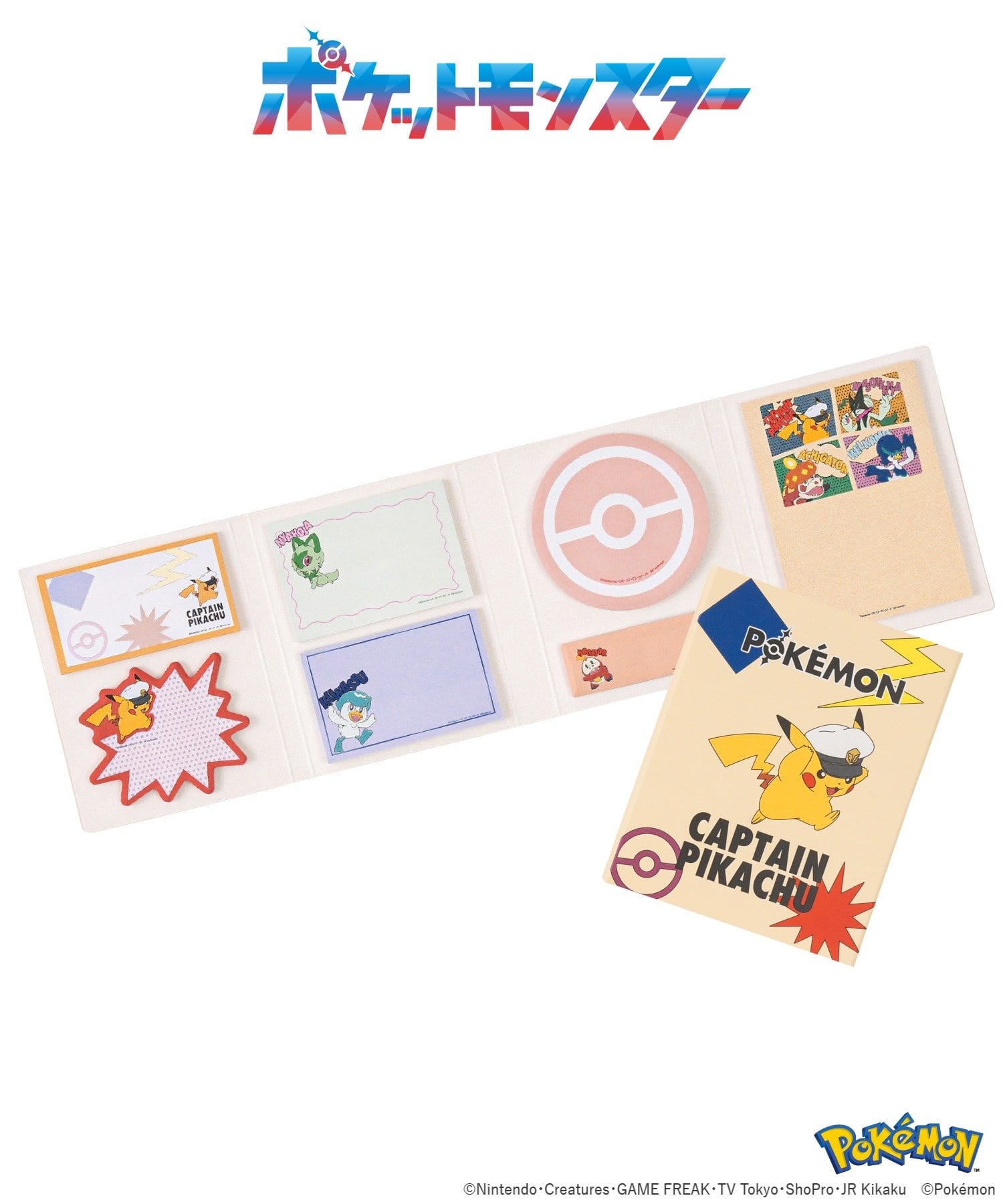 3COINS(スリーコインズ) 付箋セット／ポケットモンスター