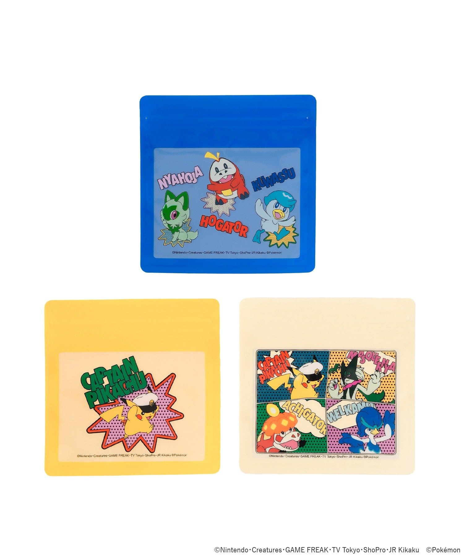 3COINS(スリーコインズ) ミニジップBAG／ポケットモンスター