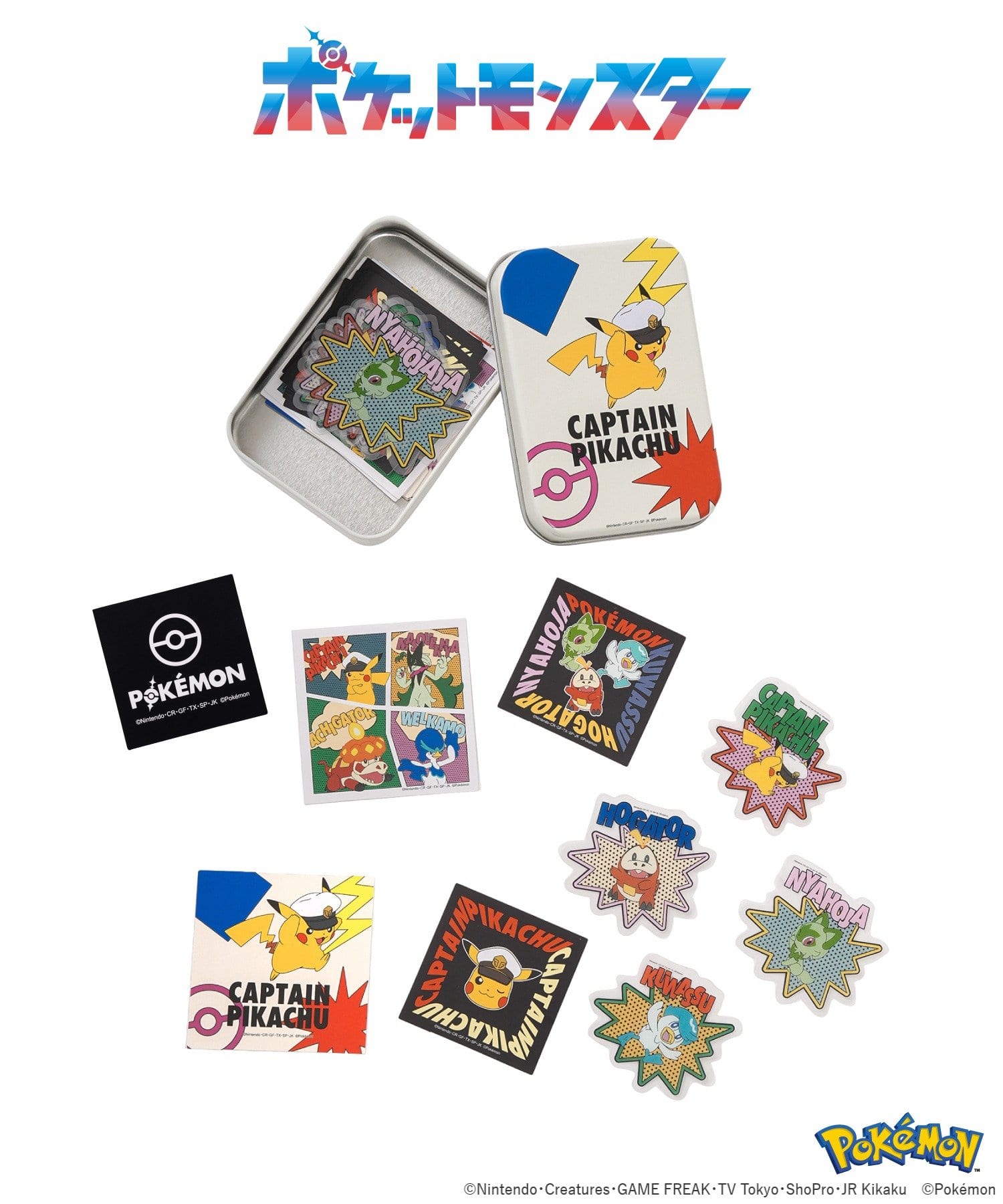 3COINS(スリーコインズ) 缶入りステッカー／ポケットモンスター