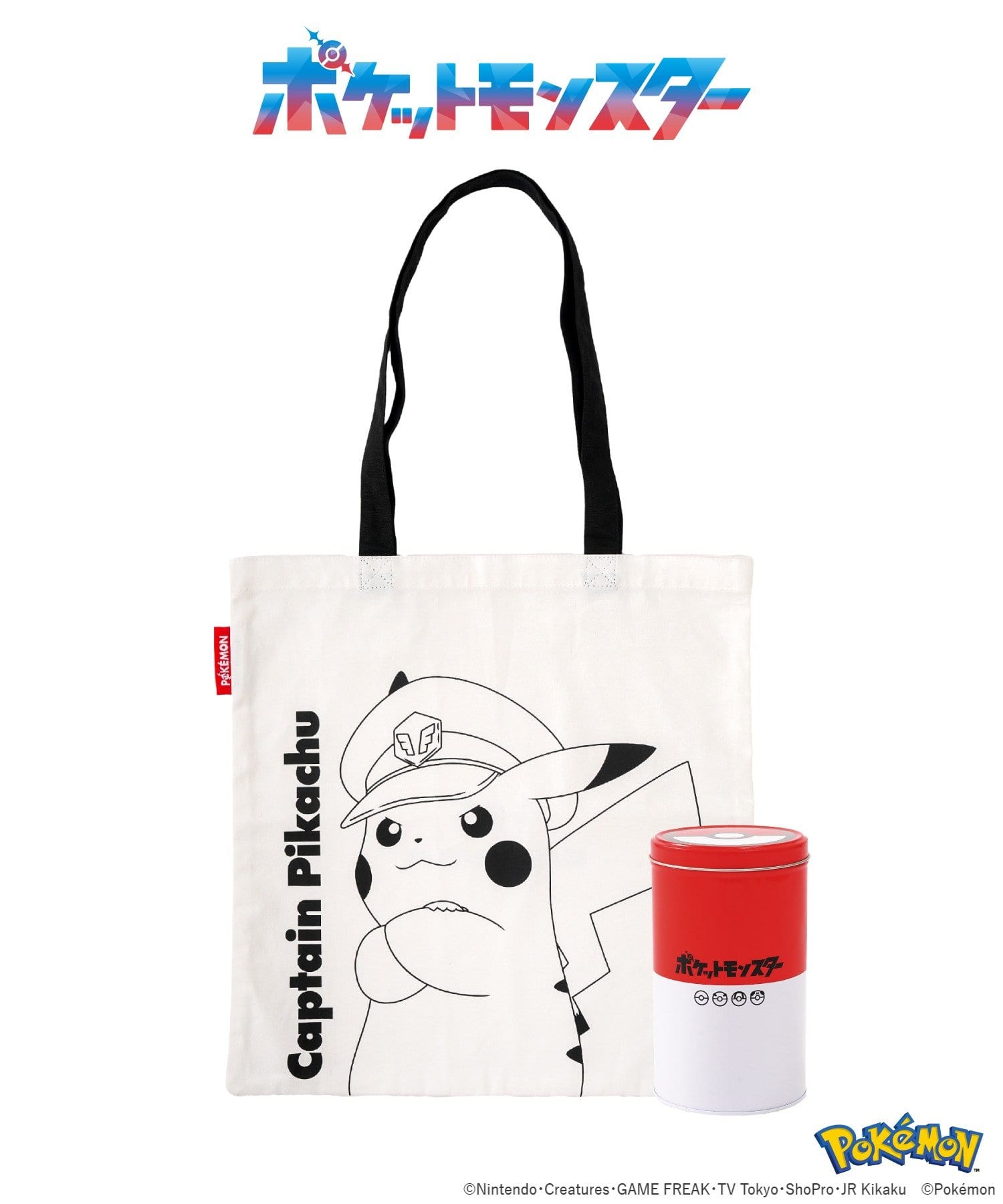 3COINS(スリーコインズ) 缶入りトートBAG／ポケットモンスター