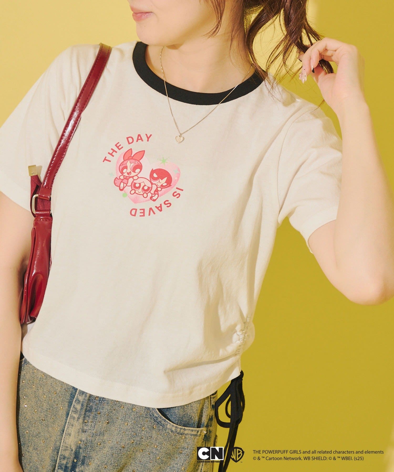 Remind me and forever(リマインドミーアンドフォーエバー) 【パワーパフガールズ】ドロストTシャツ