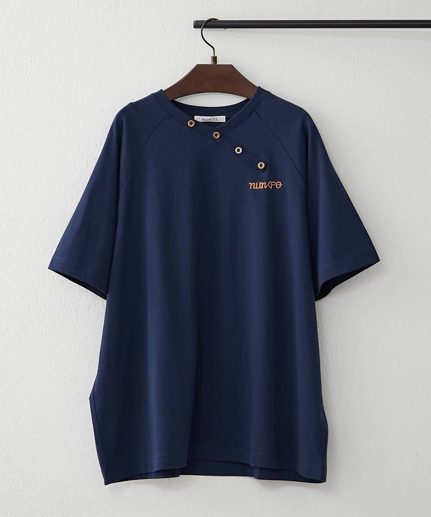 NICE CLAUP / OLIVE des OLIVE OUTLET(ナイスクラップ  / オリーブ デ オリーブ アウトレット) 【RMAF】NUNIFE/ラグランアシメヘンリーT