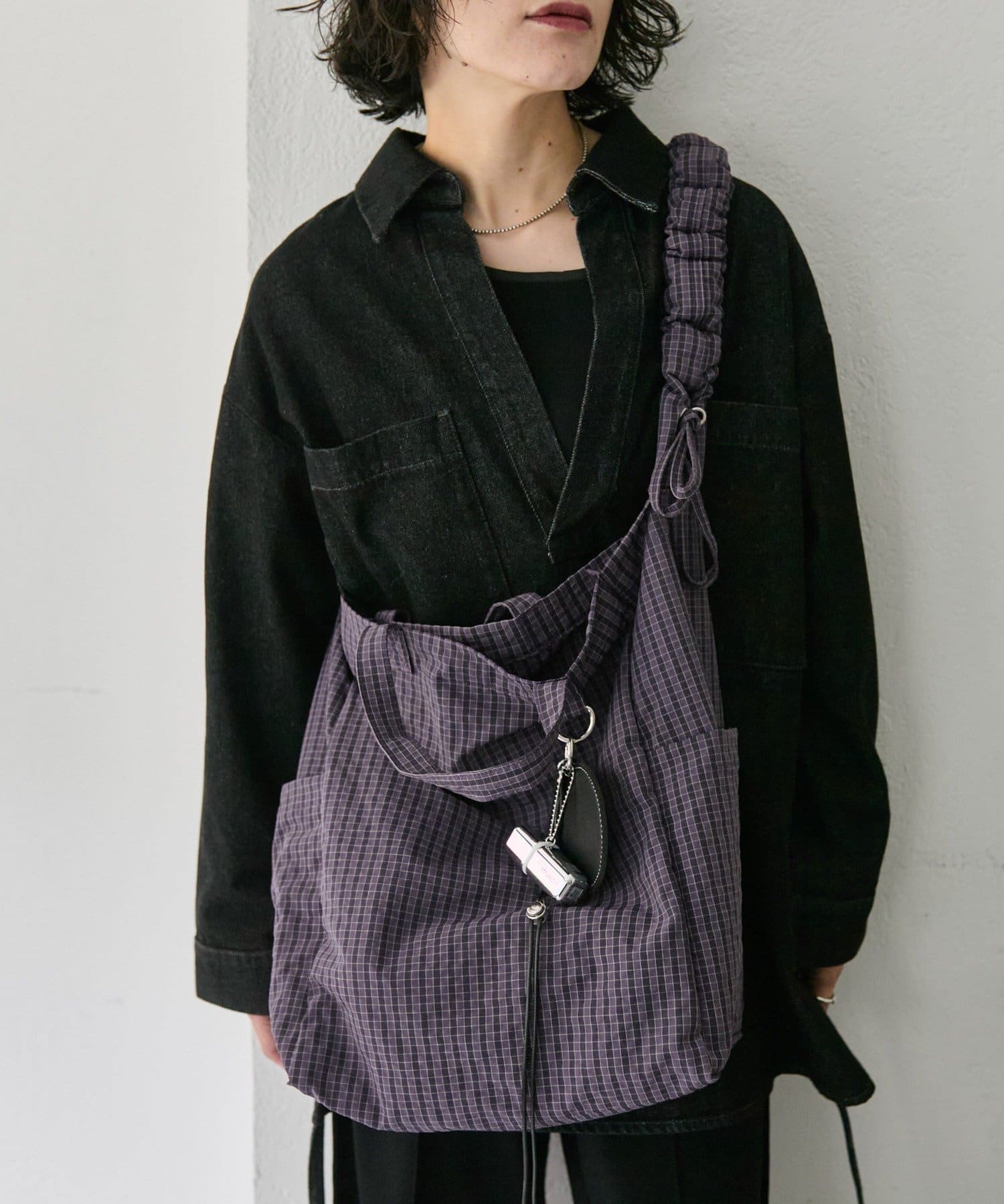 ear PAPILLONNER(イア パピヨネ) 《超軽量340g/A4サイズ対応》ファブリック2WAYショルダーバッグL