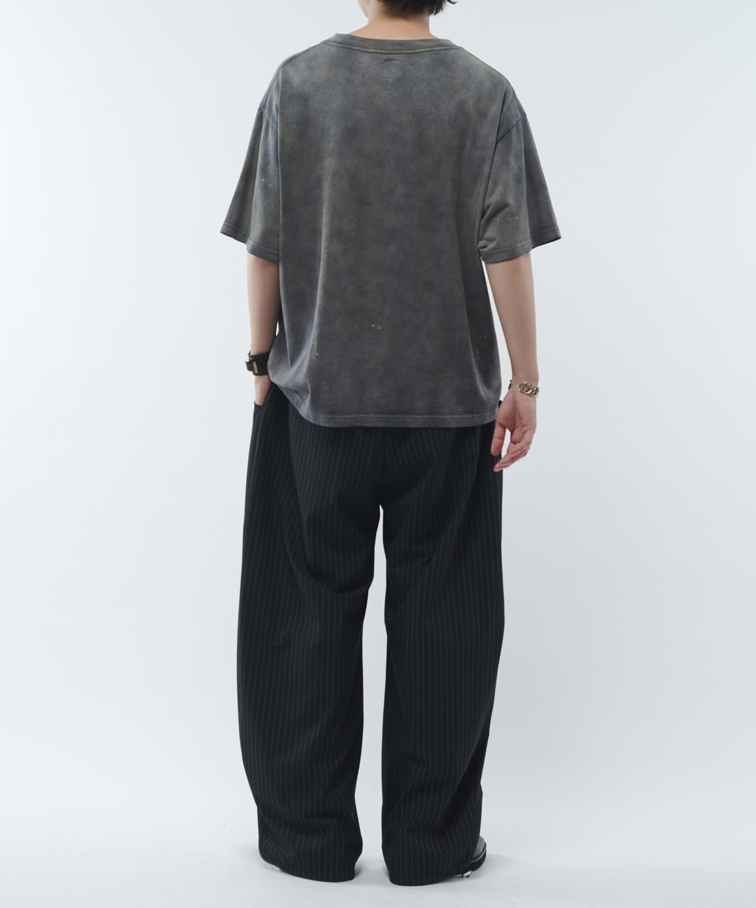 Lui's(ルイス) クラックプリントTシャツ