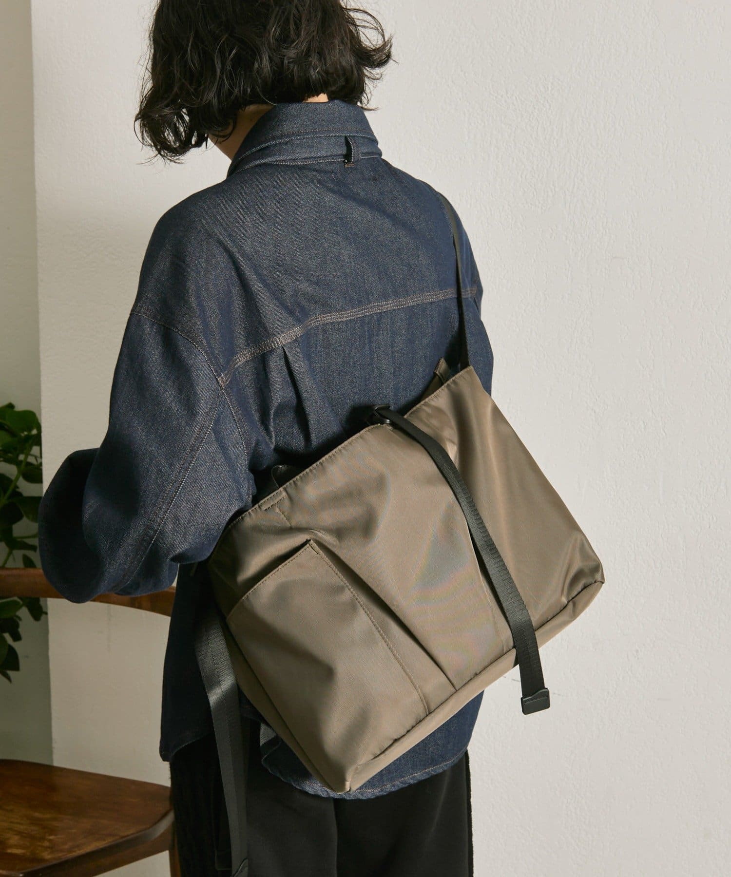 ear PAPILLONNER(イア パピヨネ) 12月19日～再販決定！《インフルエンサーouchi企画》アジャスタートートバッグ横型