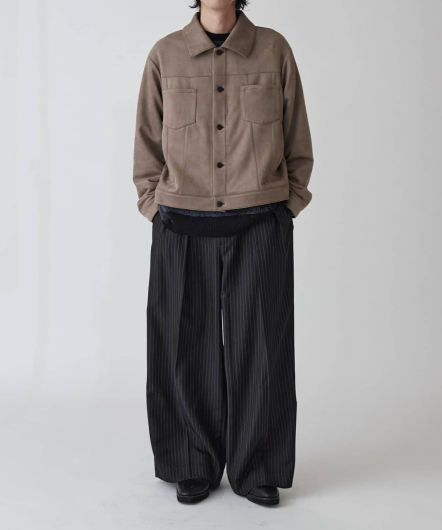 Lui's(ルイス) フェイクスウェード トラッカージャケット