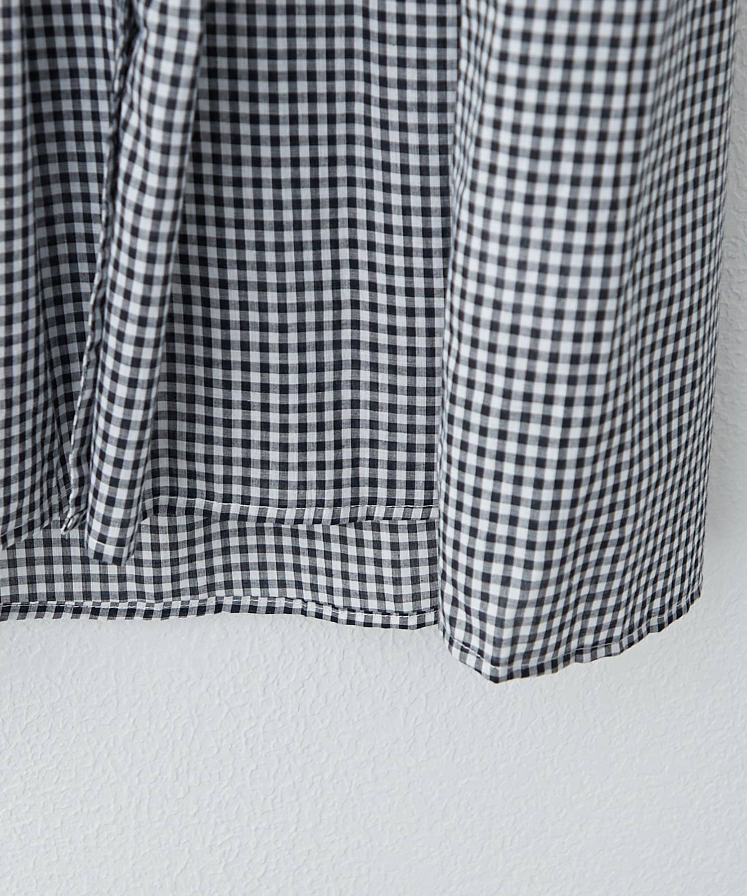 NICE CLAUP / OLIVE des OLIVE OUTLET(ナイスクラップ  / オリーブ デ オリーブ アウトレット) 【RMAF】【NAO】コットン100%フレンチスリーブタックワンピース