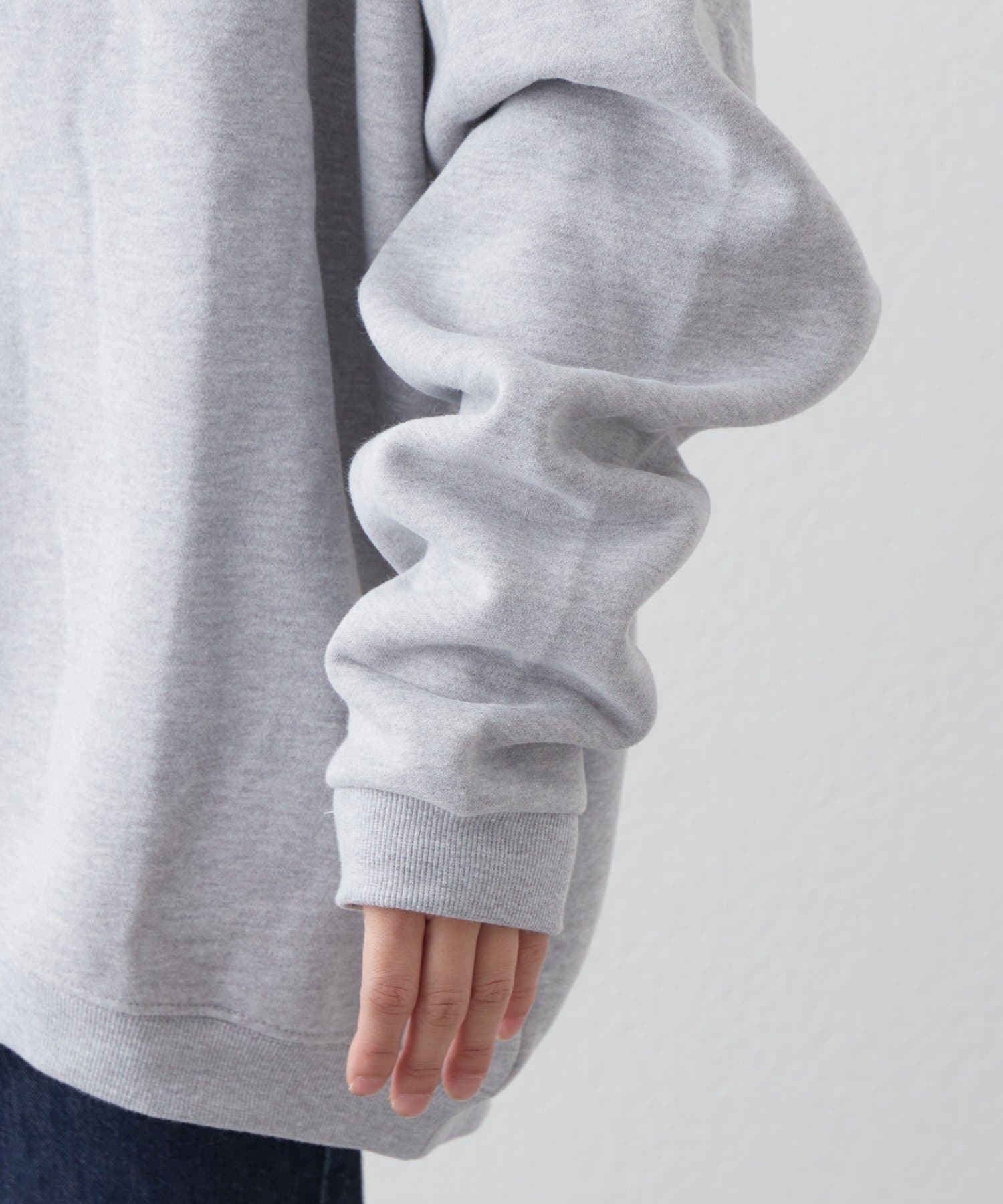 CIAOPANIC TYPY(チャオパニックティピー) 【WEB限定】【UNISEX】CLE'DUビッグシルエット裏起毛ロゴスウェット