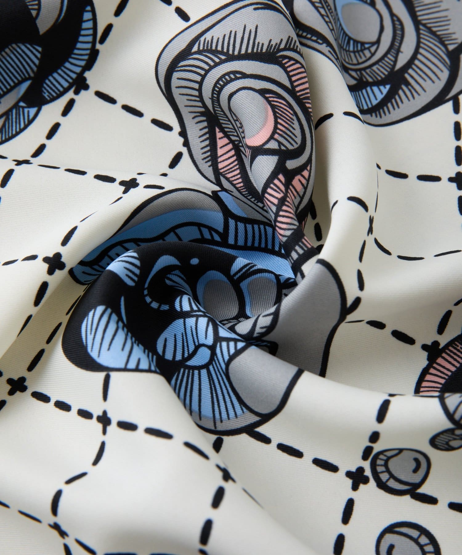 COLONY 2139(コロニー トゥーワンスリーナイン) フラワーモチーフ大判スカーフ  90×90