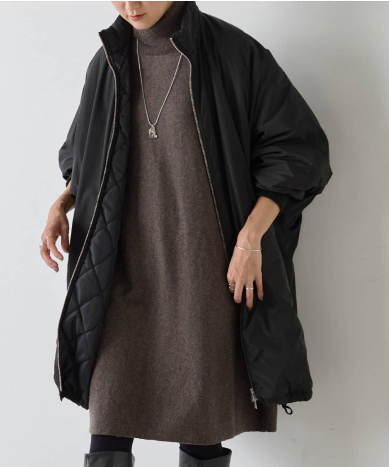 BEARDSLEY(ビアズリー) 中綿BIGポンチョコート