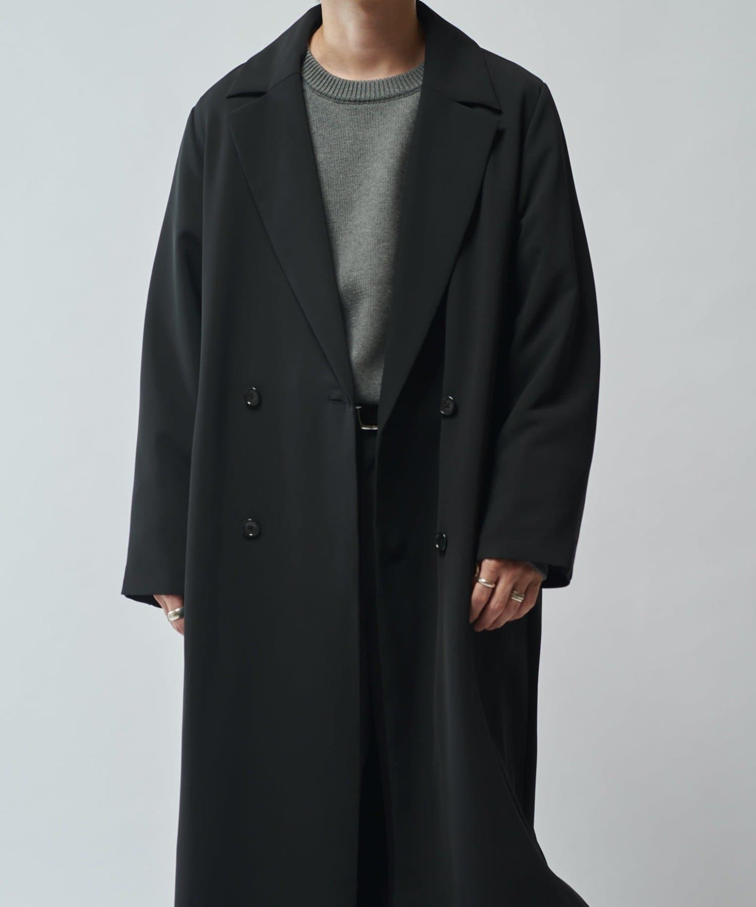 Lui's ロングコート L Lui's トレンチコート コート BASIC ロングトレンチコート