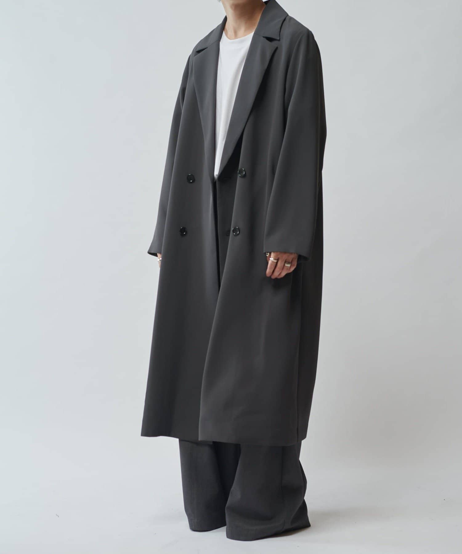 Lui's(ルイス) ベーシックロングトレンチコート