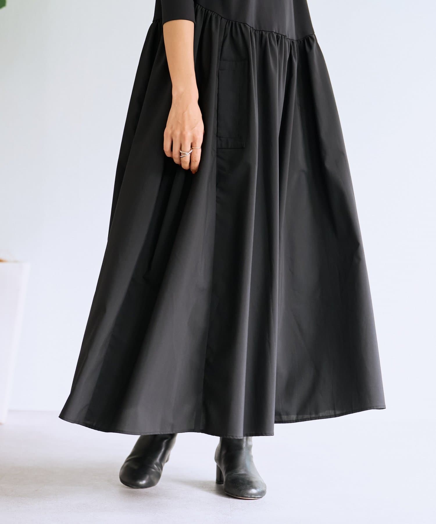BEARDSLEY(ビアズリー) ドッキングボリュームワンピース