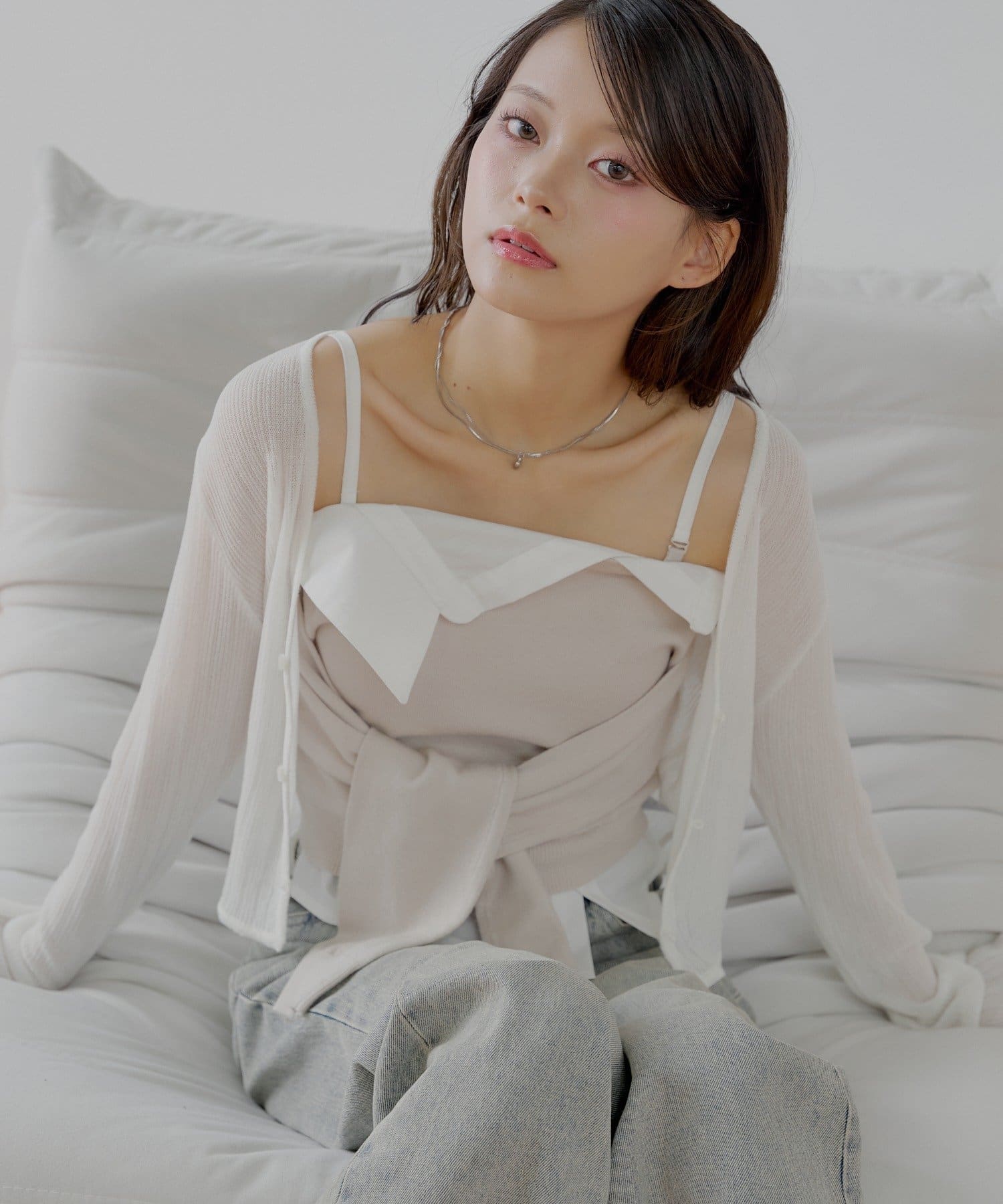 Chico(チコ) 紐取り外しフロント巻きニットベア