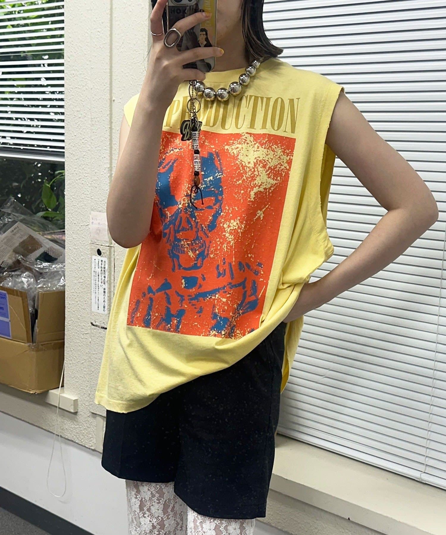CIAOPANIC(チャオパニック) 【RePRODUCTION LABEL / リプロダクションレーベル】アソートヴィンテージフェードノースリーブTEE