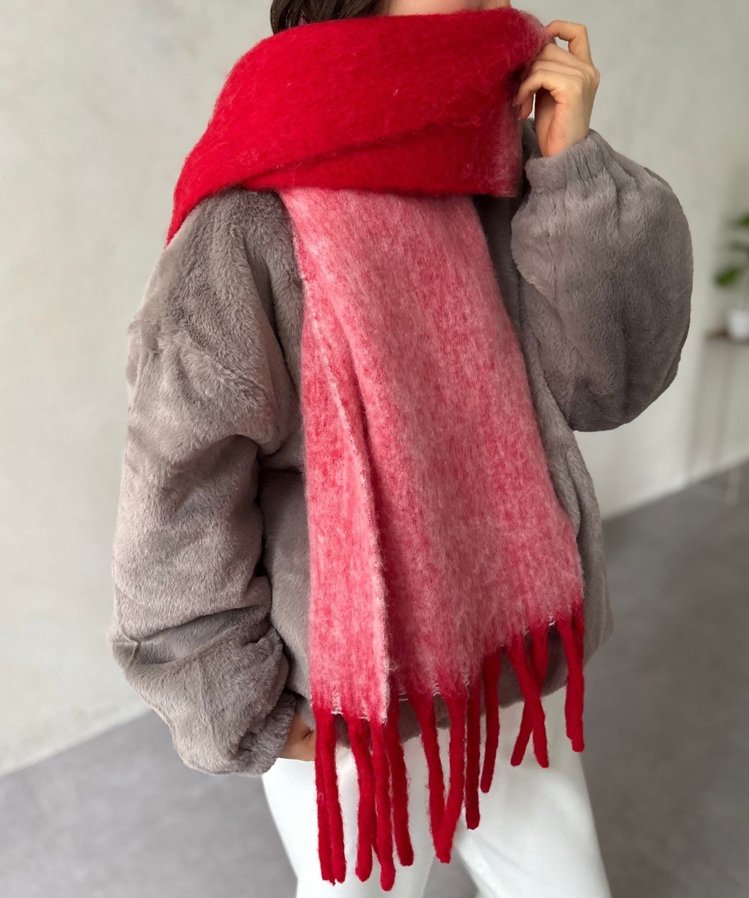 LOCUST(ローカスト) バイカラーマフラー