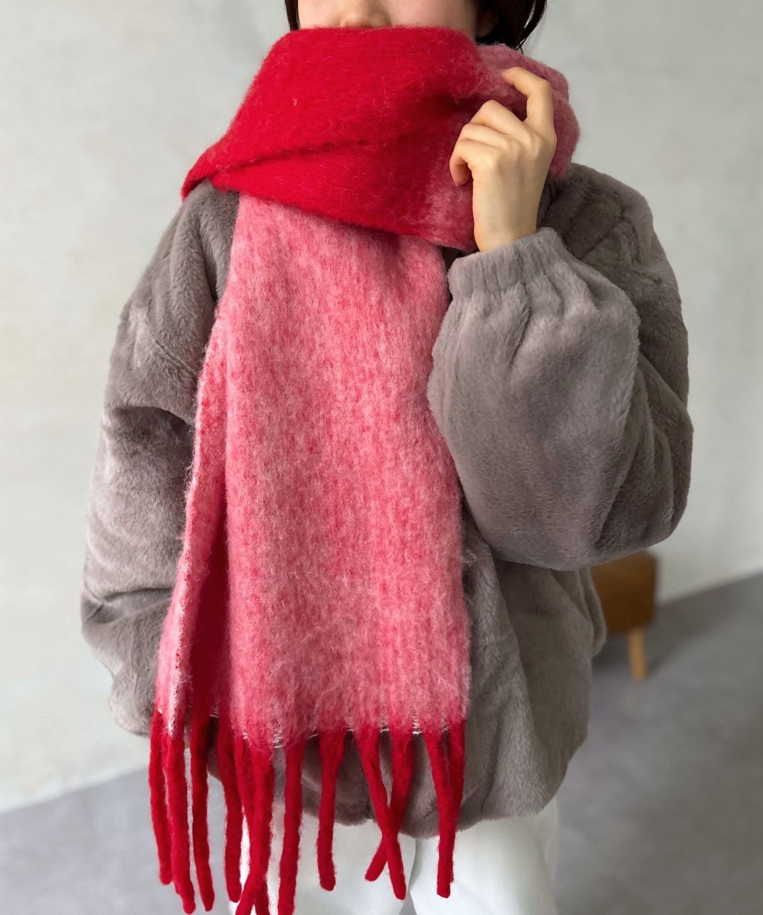 LOCUST(ローカスト) バイカラーマフラー