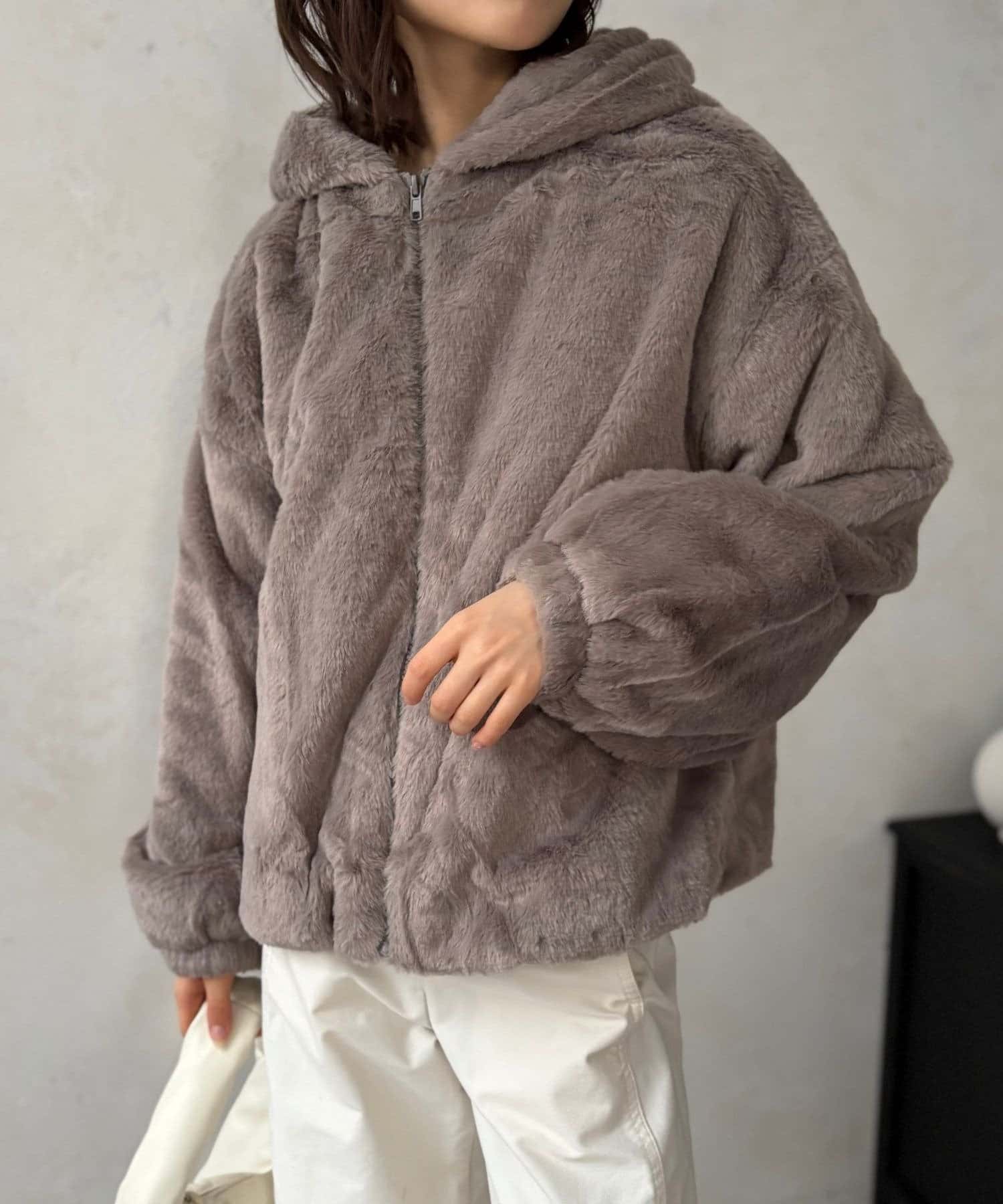 LOCUST(ローカスト) ファーフードジャケット