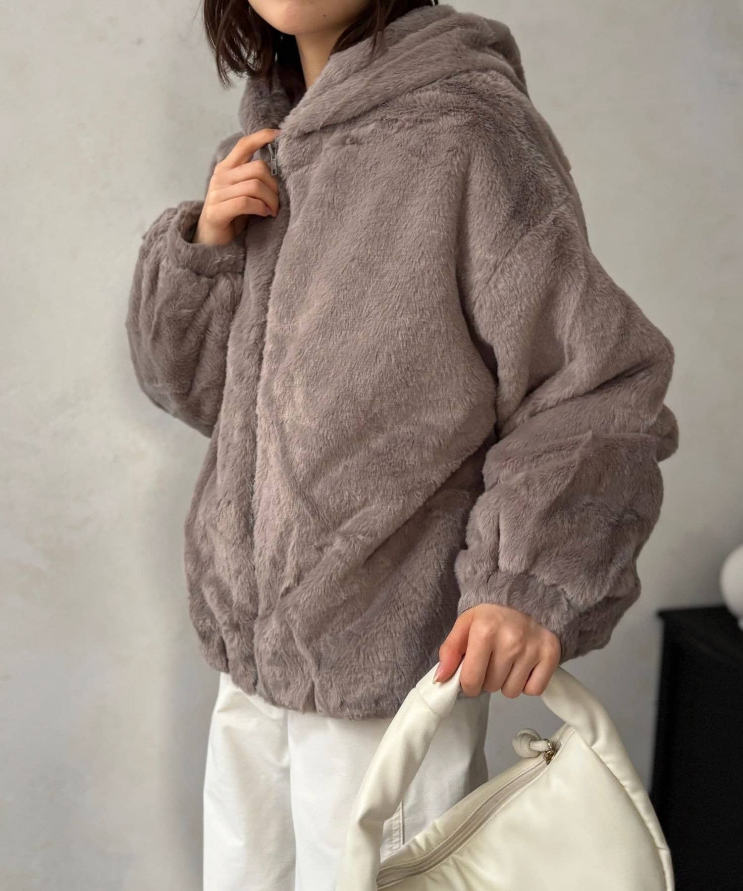 LOCUST(ローカスト) ファーフードジャケット