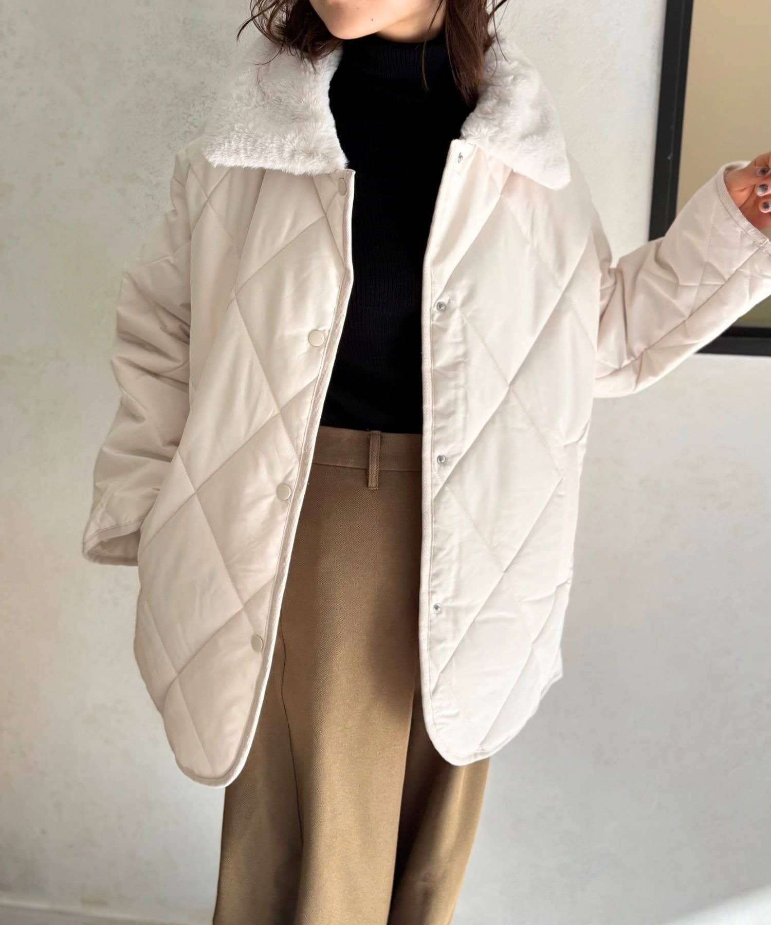 LOCUST(ローカスト) 【大人可愛い】エリファーキルトジャケット