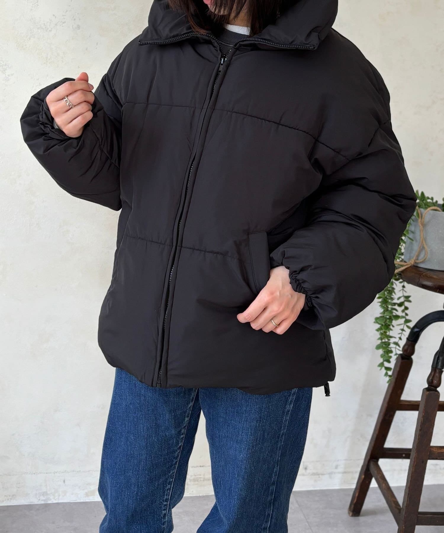 LOCUST(ローカスト) 【軽暖】中綿スタンドブルゾン