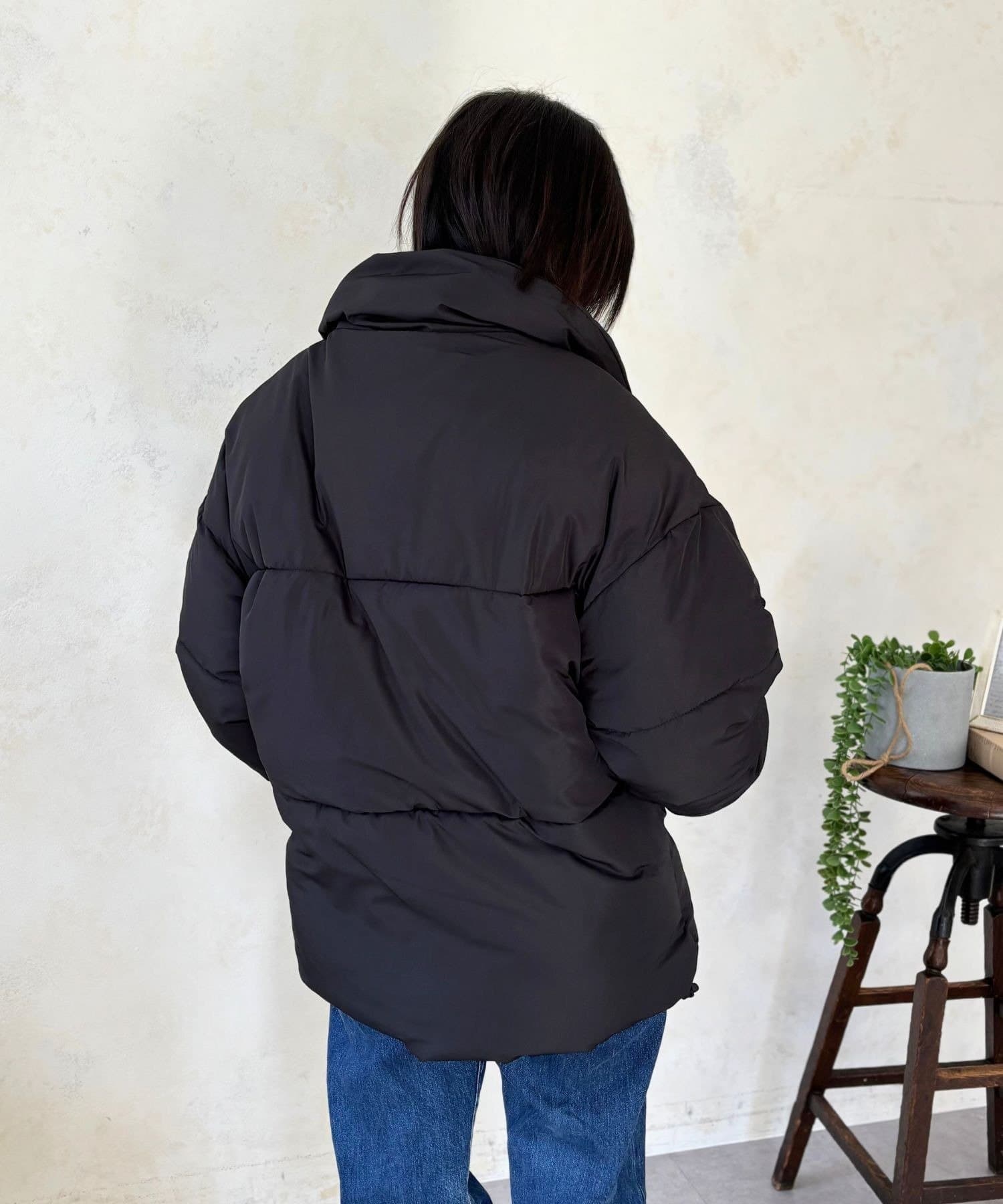 LOCUST(ローカスト) 【軽暖】中綿スタンドブルゾン