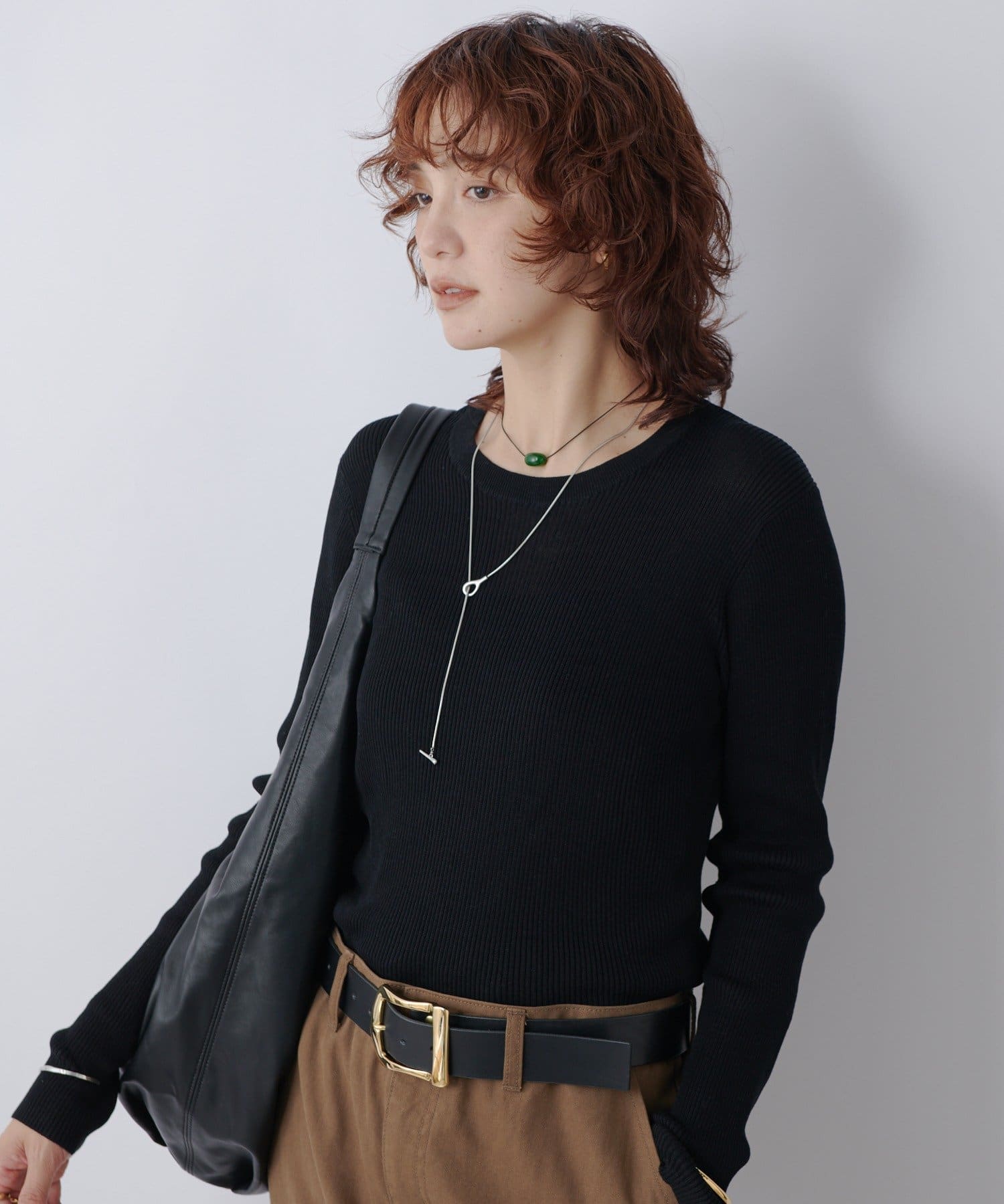 RIVE DROITE(リヴドロワ) 予約【MONN.:.(モン)】RIB KNIT