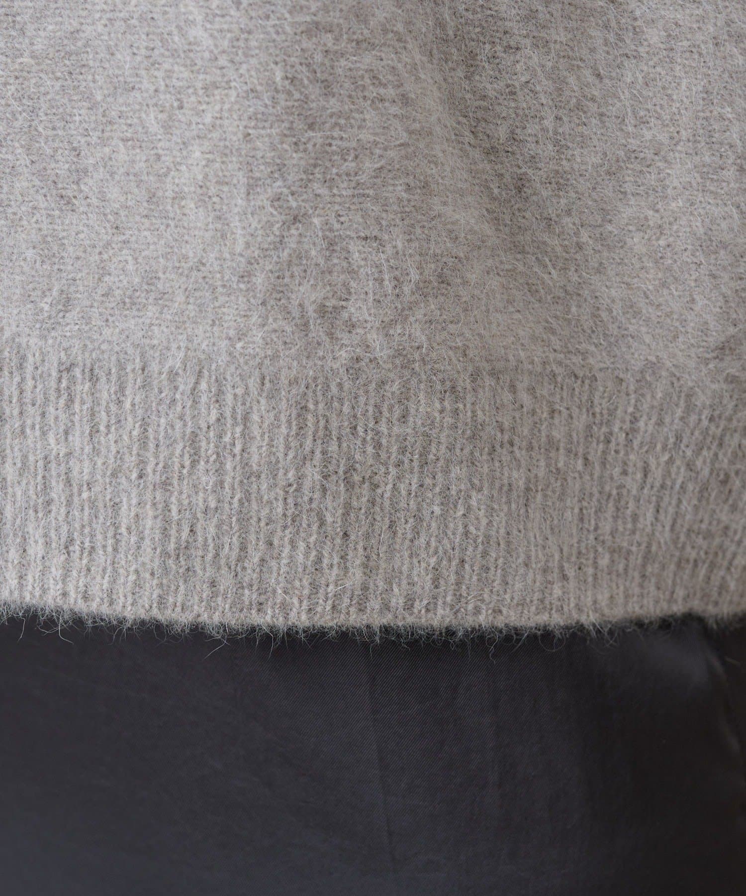 SHENERY(シーナリー) ファーウールオフショルニット