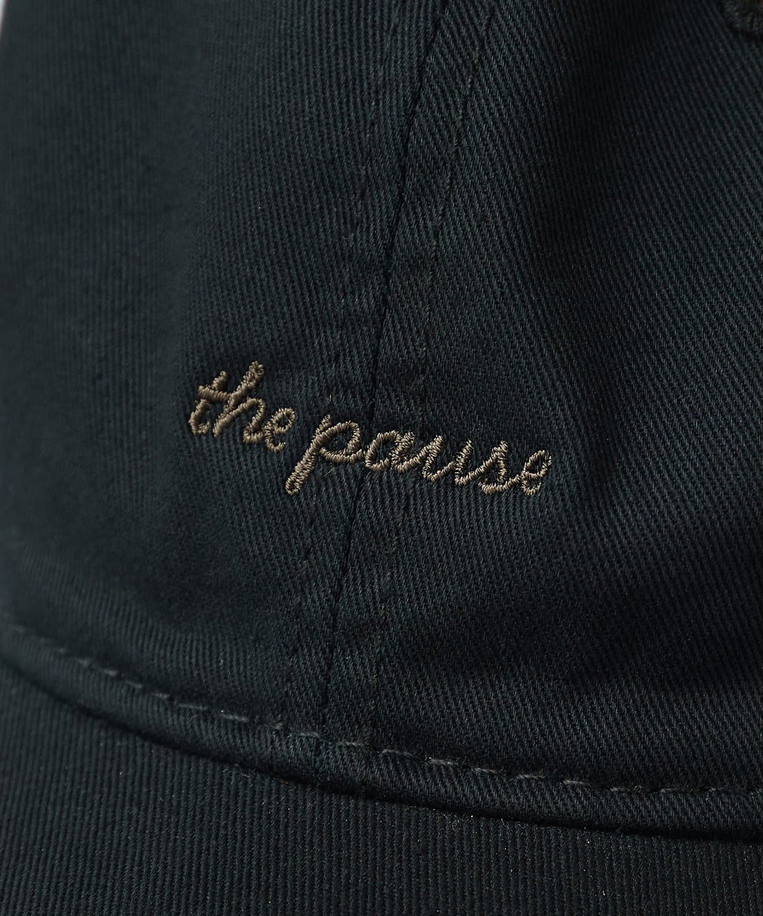 Whim Gazette(ウィム ガゼット) 【THE PAUSE】コットン刺繍キャップ