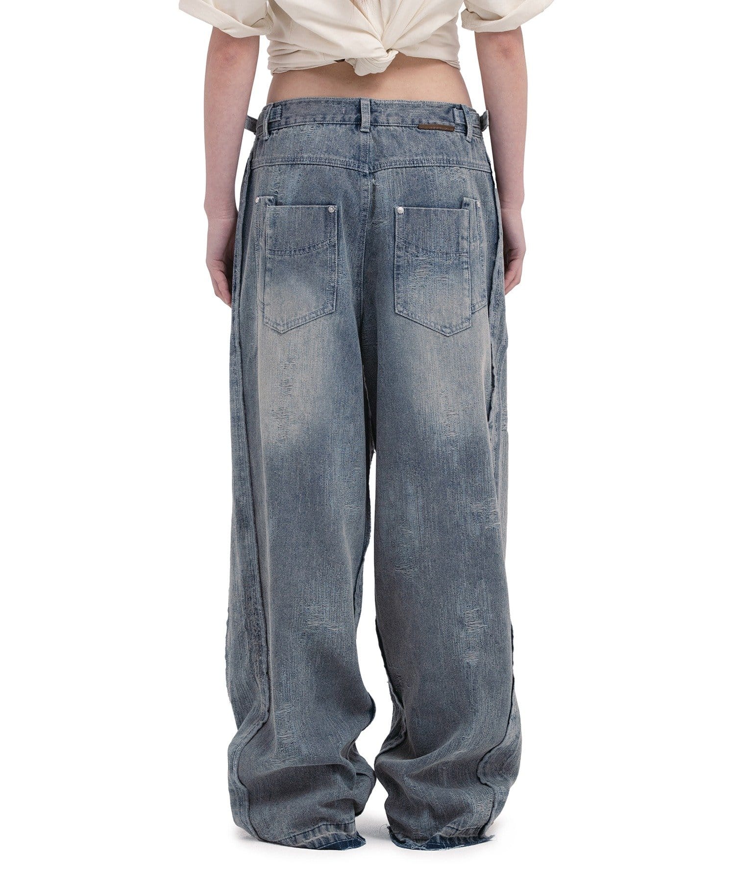 DEFGARMENTS/デフガーメンツ】TURN INSIDE OUT DENIM PANTS