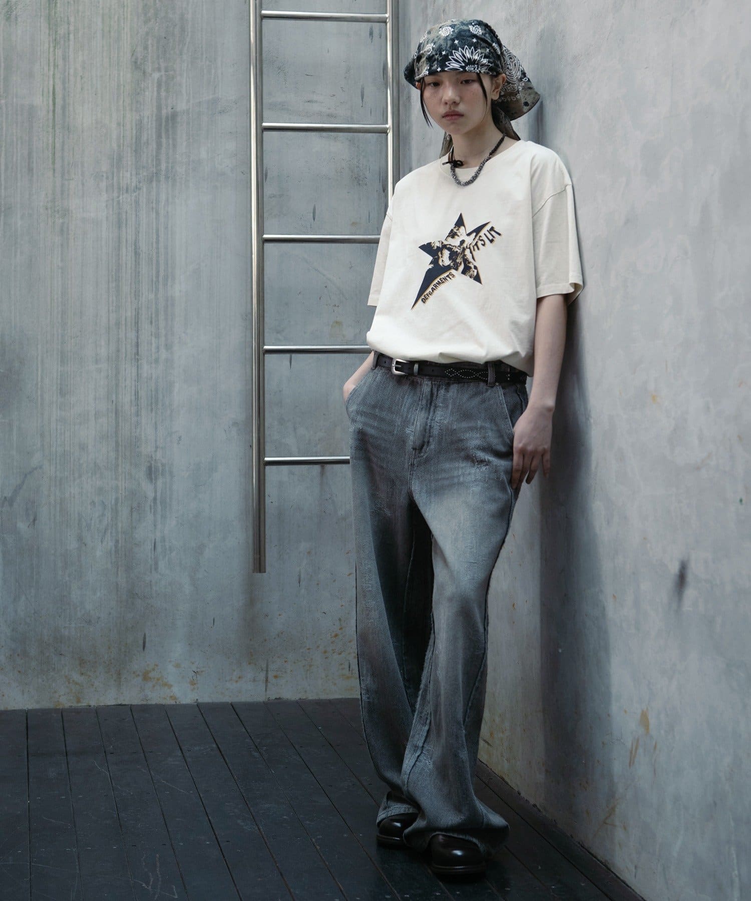 CIAOPANIC(チャオパニック) 【DEFGARMENTS/デフガーメンツ】LEATHER STUD BELT
