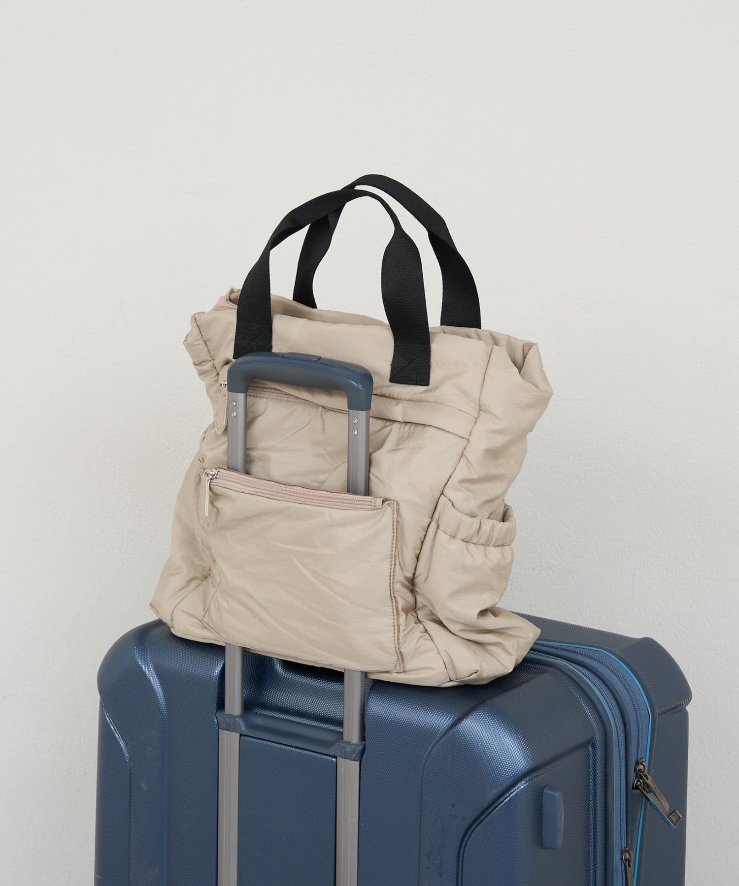 DISCOAT(ディスコート) 【15ポケットでさらに収納力◎/撥水】ユーティリティーパフィービッグトートバッグ《詳細動画あり》