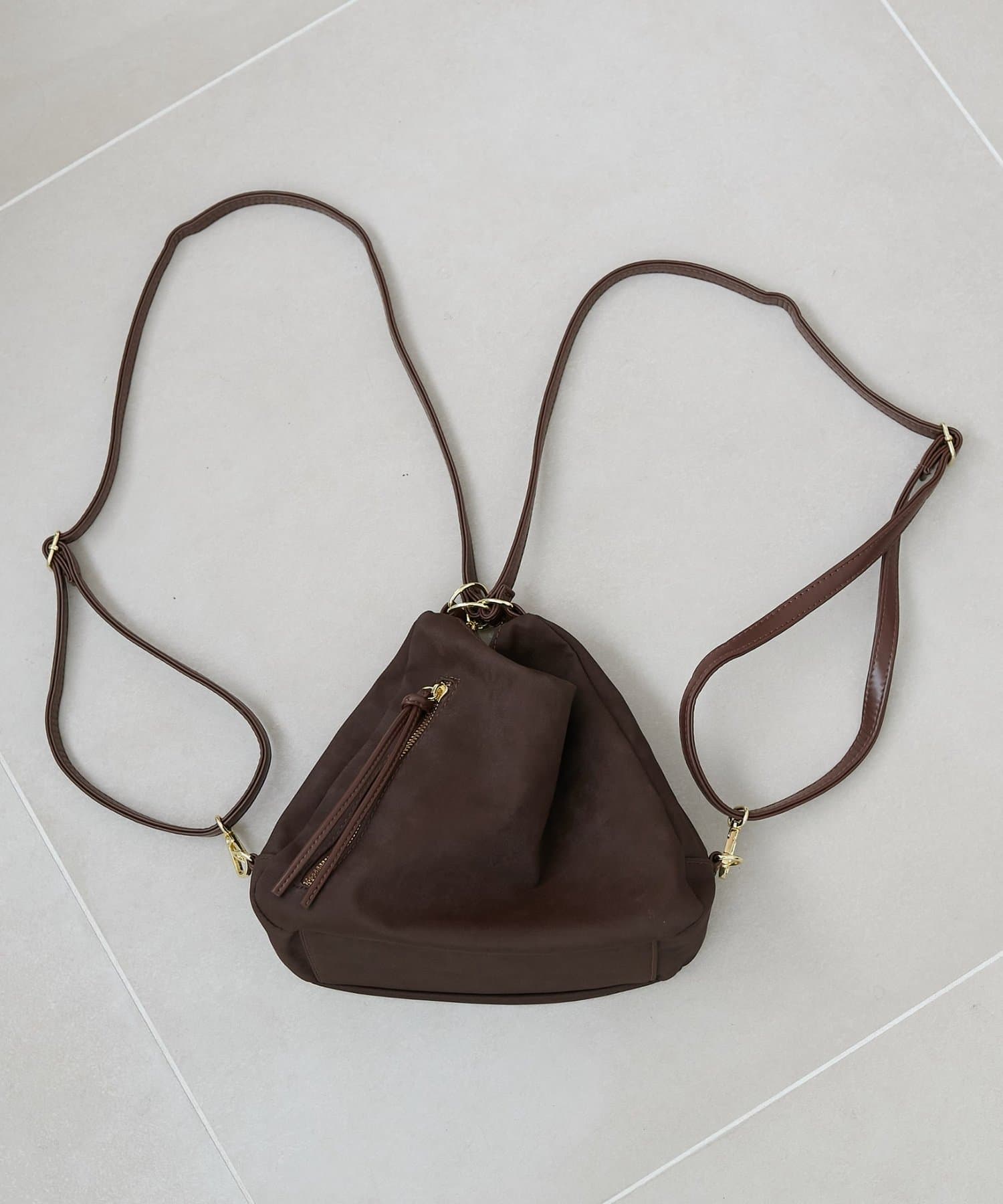 DISCOAT(ディスコート) 【マルチWAY/600mlペットも収納可◎】2WAYホーボーバッグ《詳細動画あり》