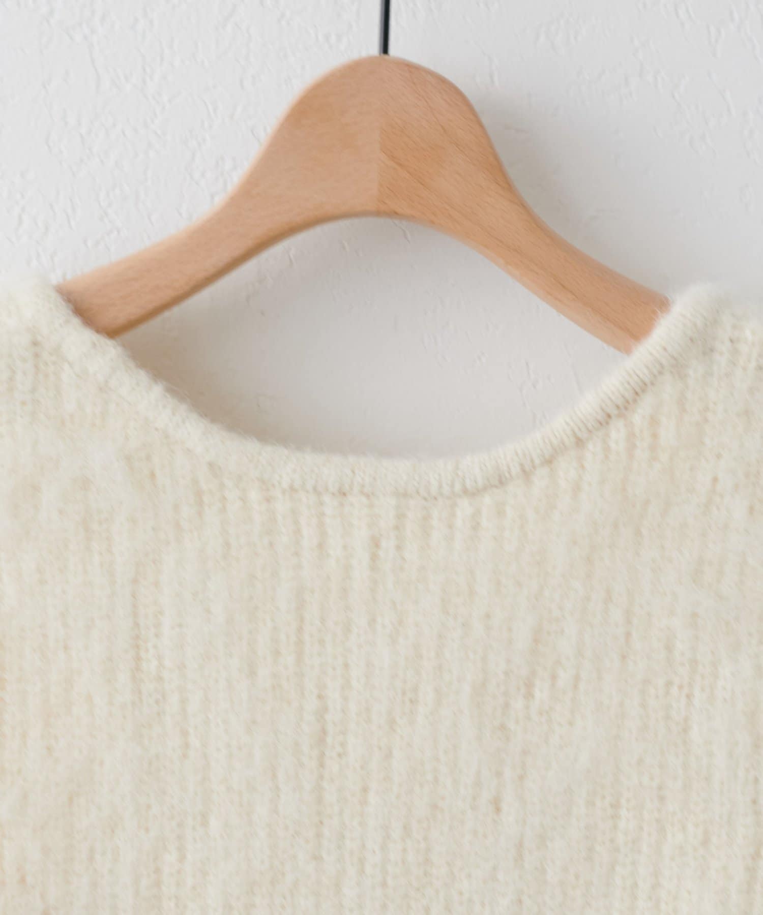 DISCOAT(ディスコート) 【今買って冬まで使える♪】シャギーUネックベスト《WEB限定カラーあり》