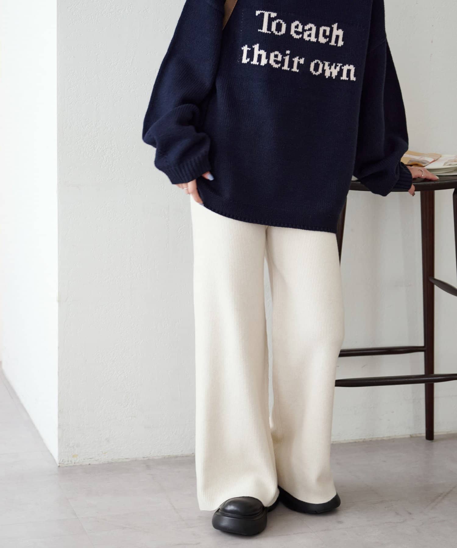 MACHATT★リブニットパンツ MACHATT☆リブニットパンツ