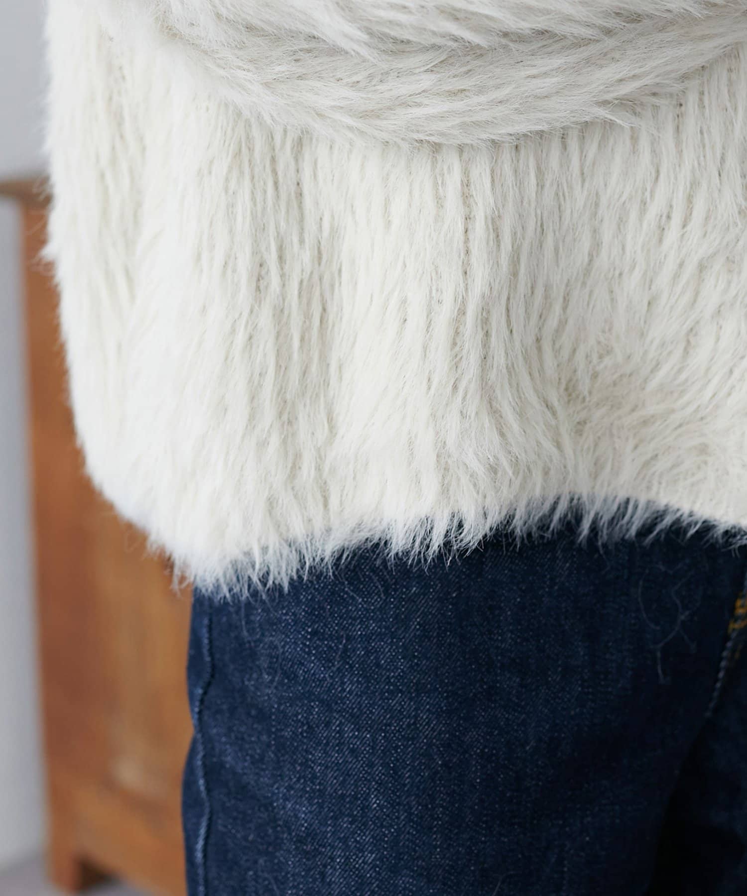 DISCOAT(ディスコート) 【ご好評につき今年も登場！】フェザーヤーン2WAYワンショルプルオーバー《WEB限定カラーあり》