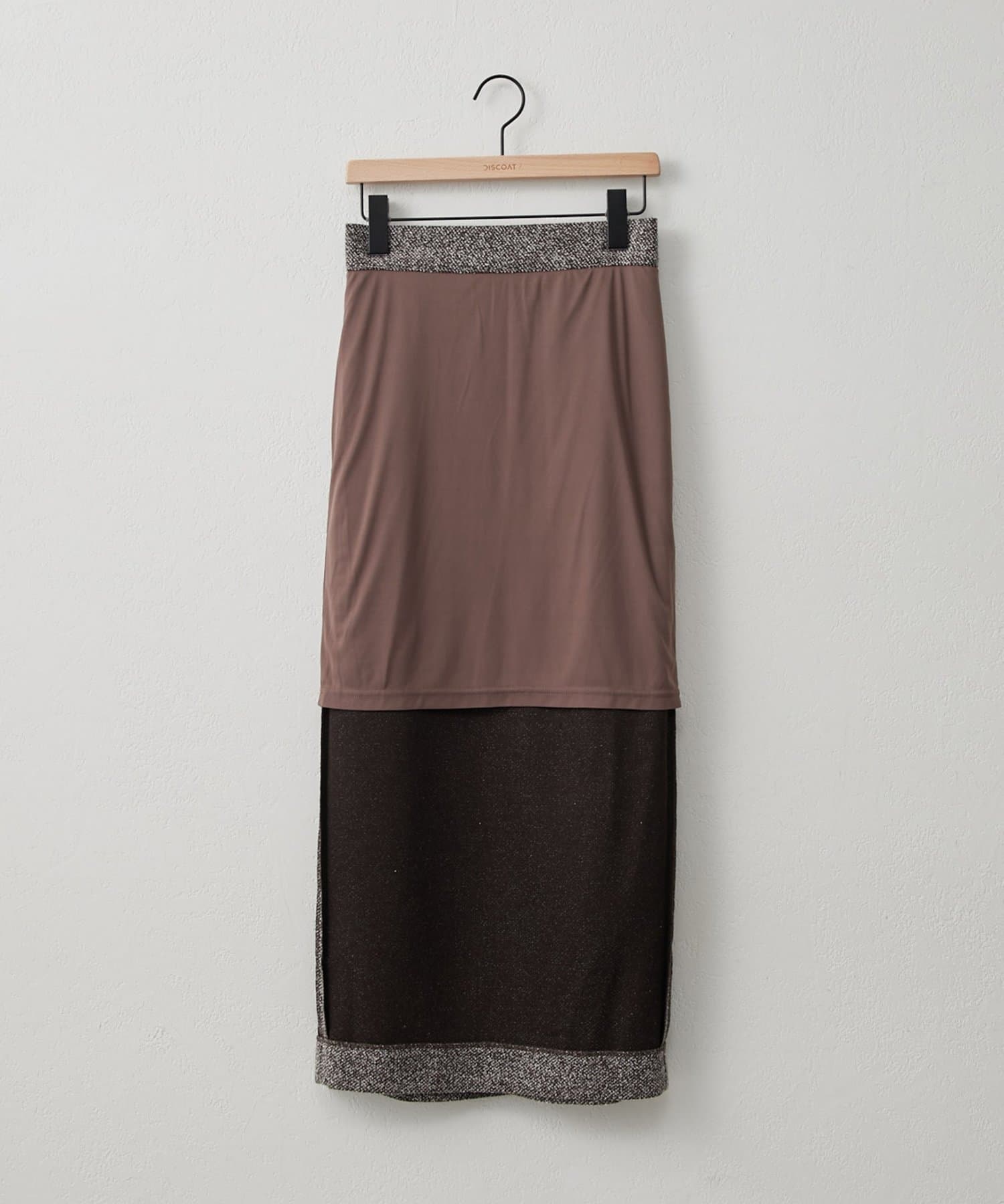 DISCOAT(ディスコート) ツイードナロースカート
