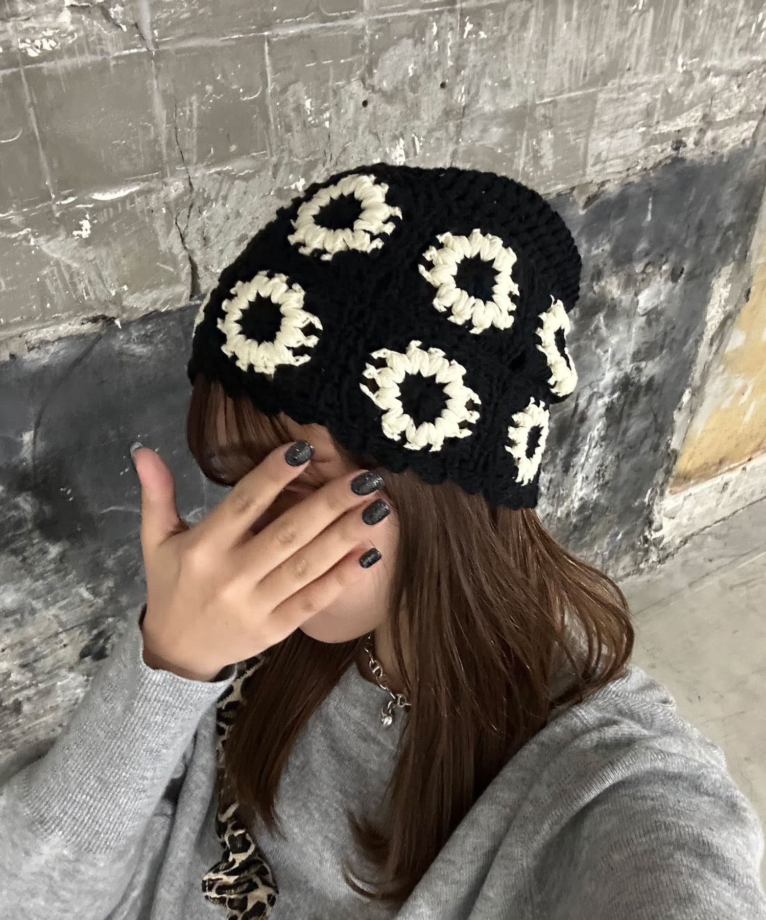 Ciaopanic】クロシェフラワービーニー帽 | OUTLET(アウトレット