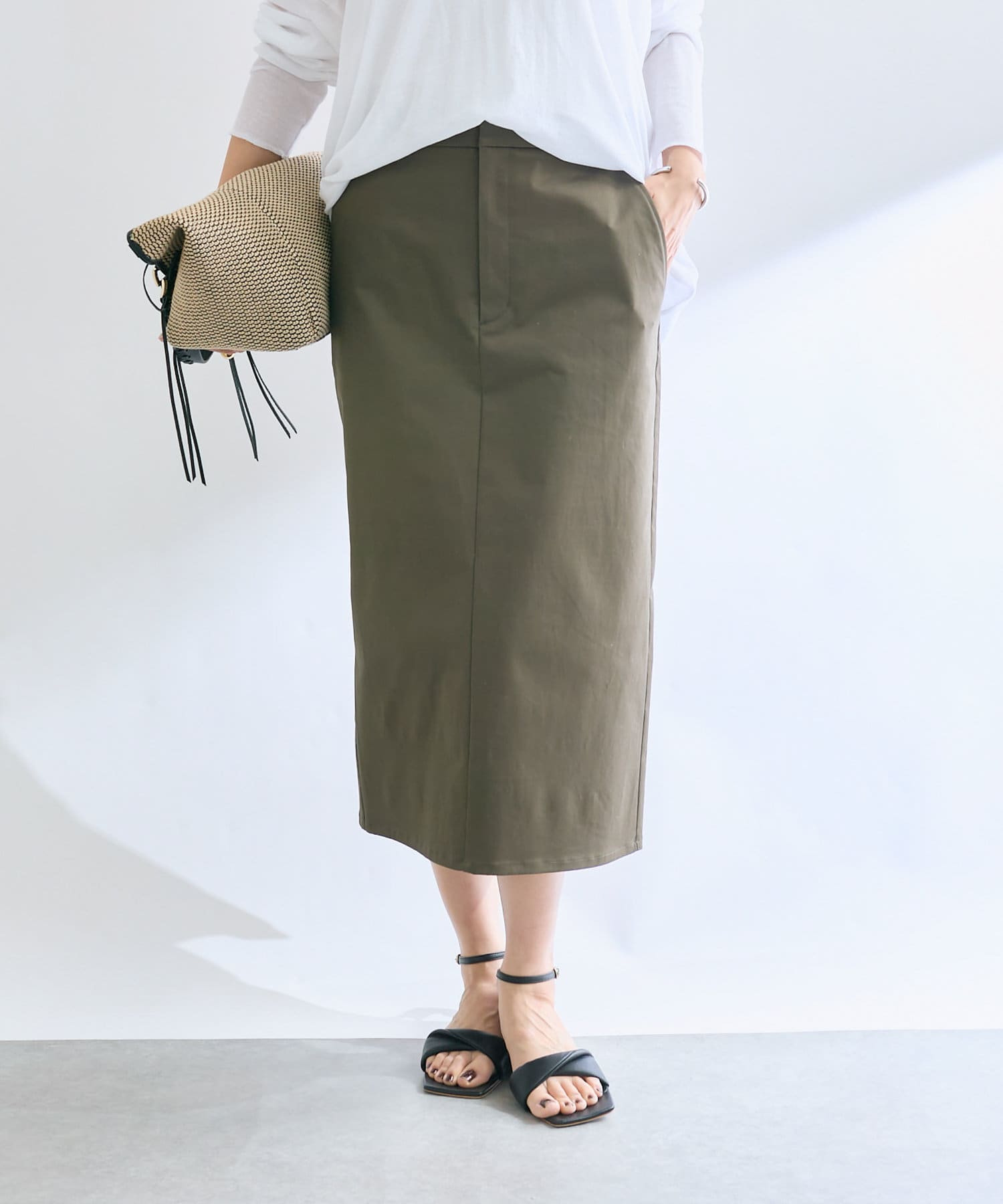 OUTLET(アウトレット) 【RIVE DROITE】チノスカート