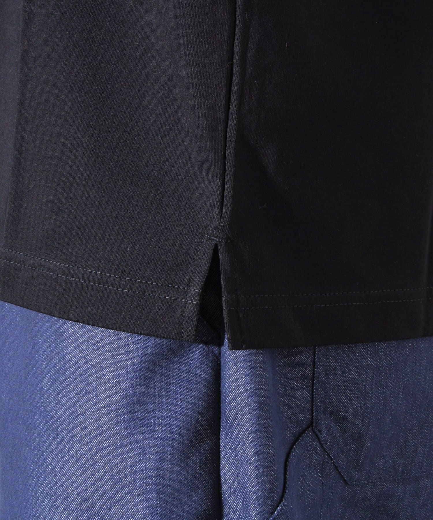 FREDY & GLOSTER(フレディ アンド グロスター) 【GLOSTER/グロスター】デジブル 七分袖Tシャツ ドット刺繍