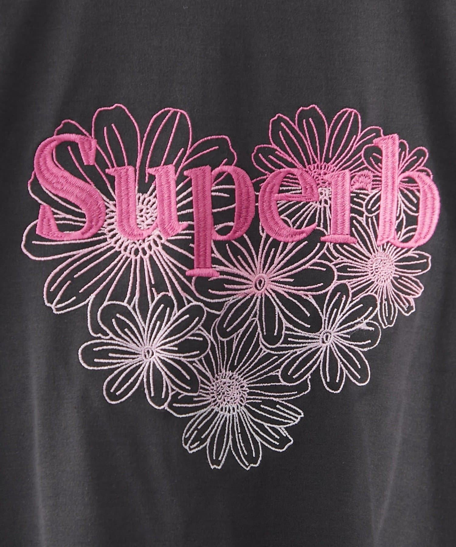 Remind me and forever(リマインドミーアンドフォーエバー) グラデ花刺しゅうBIGＴシャツ