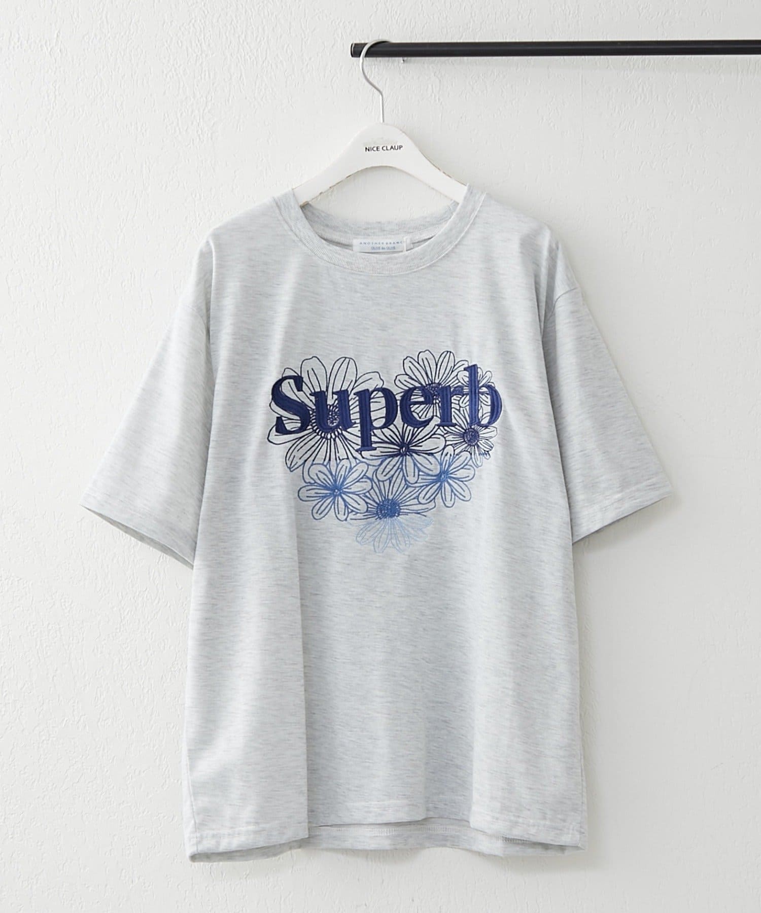 Remind me and forever(リマインドミーアンドフォーエバー) グラデ花刺しゅうBIGＴシャツ