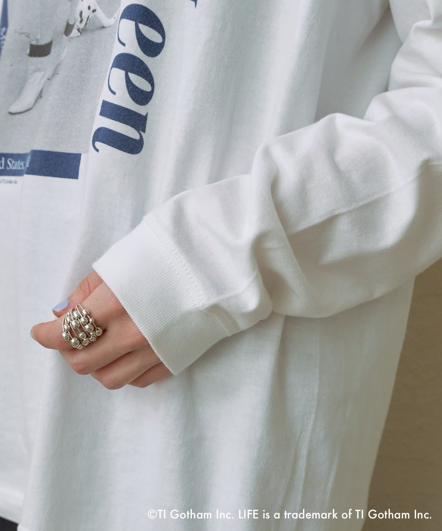 Omekashi(オメカシ) 【GOOD ROCK SPEED】LIFE PC PHOTO ロングTシャツ N